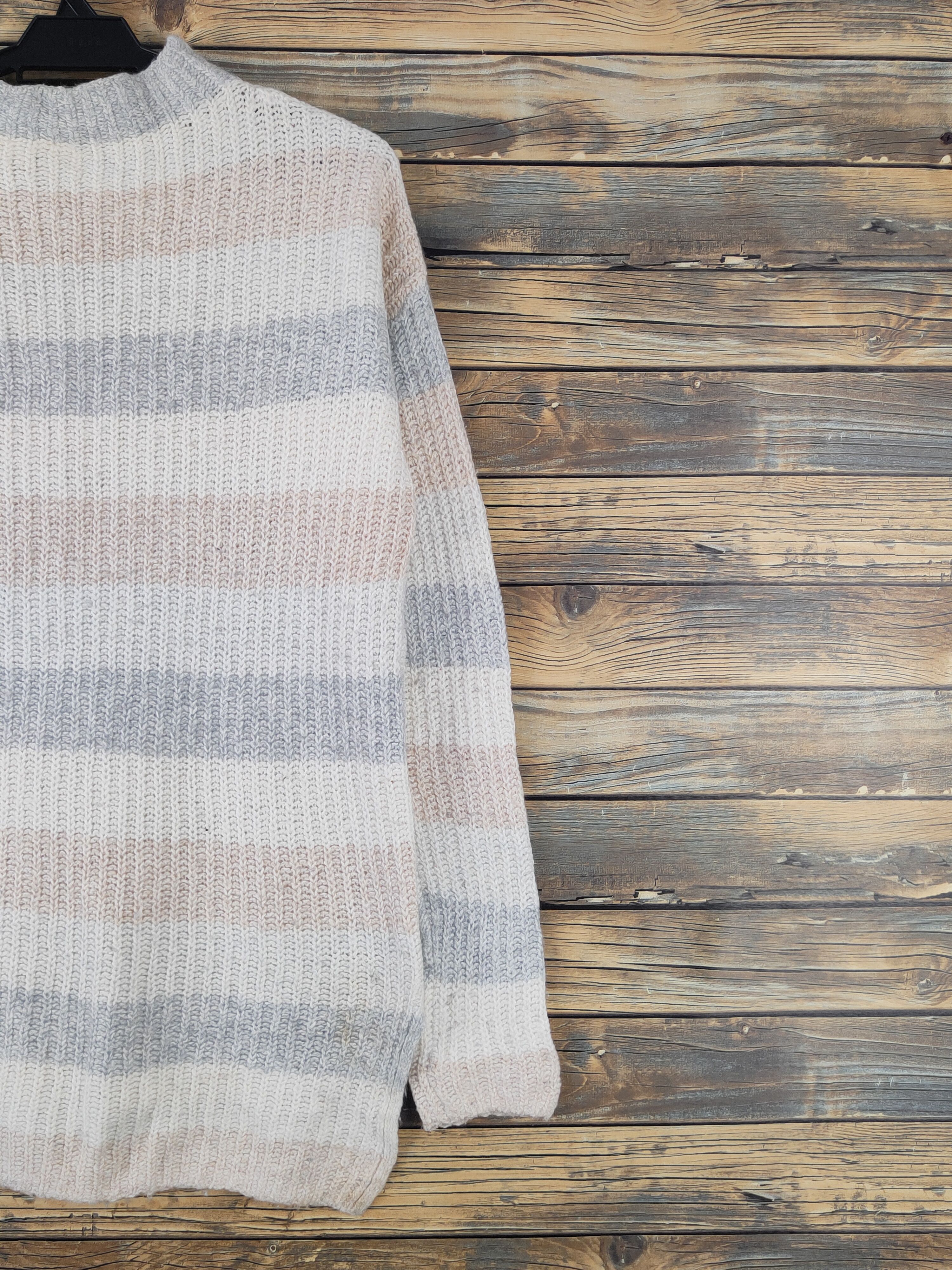 Gap Gap Beige Knitwear stripe Sweatshirts #W1814 Size US S / EU 44-46 / 1 - 9 Thumbnail