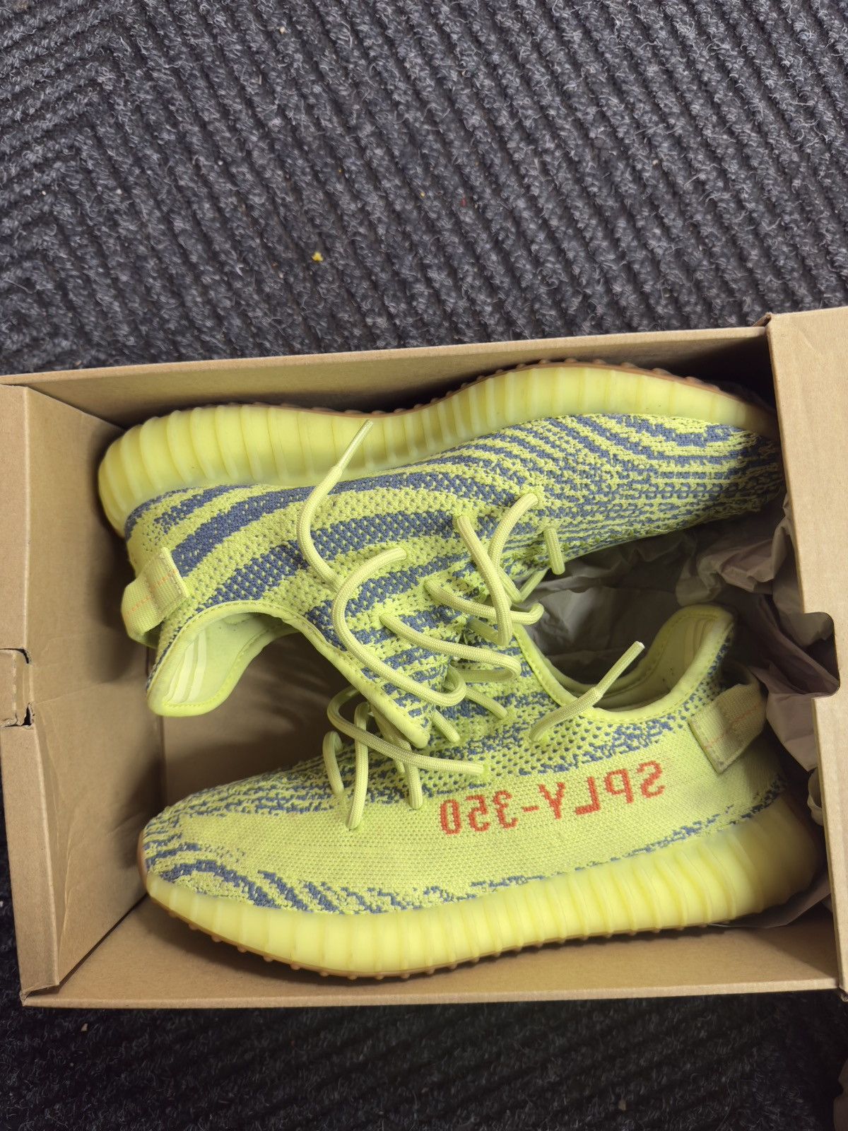 Adidas Adidas Yeezy 350 v2 “Semi Frozen” Size US 9 / EU 42 - 2 Thumbnail