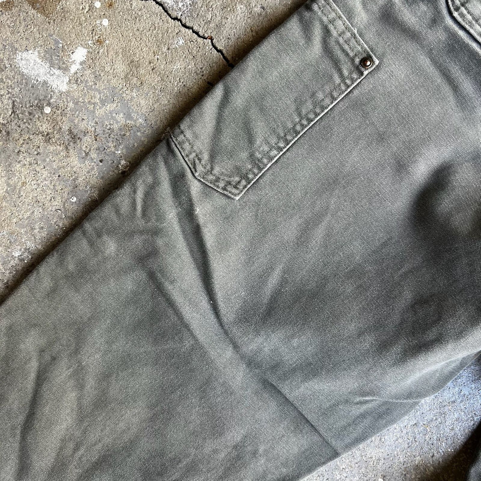 Carhartt × Vintage Carhartt green double knee work wear carpenter pants Size US 32 / EU 48 - 8 Thumbnail