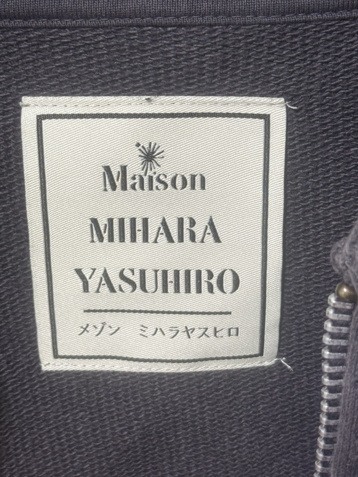 Maison MIHARA YASUHIRO ✅Maison Mihara Yasuhiro distressed zip hoodie Size US L / EU 52-54 / 3 - 9 Thumbnail
