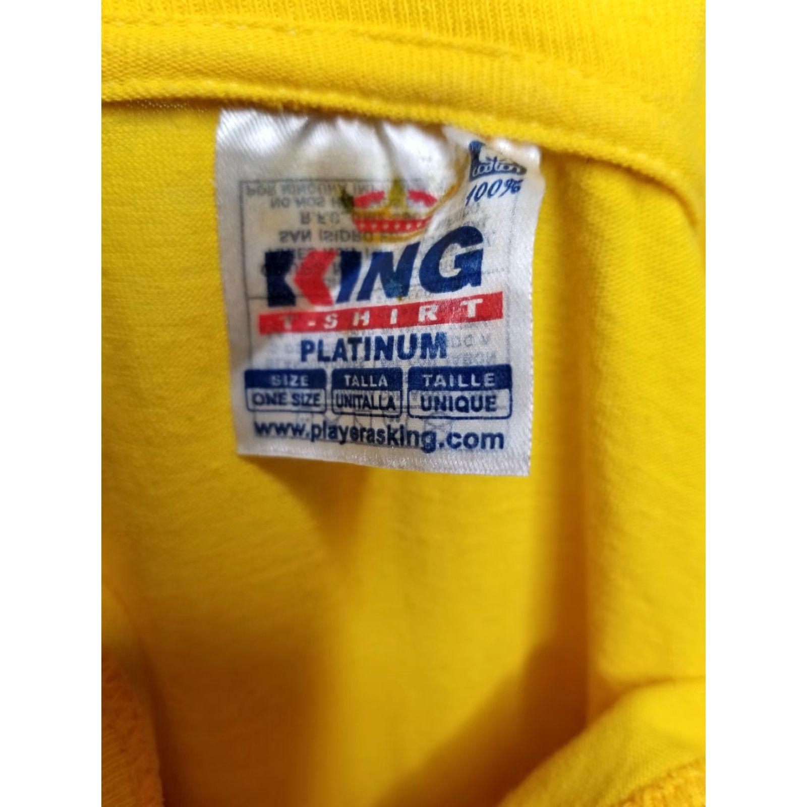 Vintage King Retro T Shirt - Mexican Travel Aztec Calender Yellow - Mens Large Adult Short Sleeve Crew Neck Graphic Tee 100% Cotton Men Mens Size US L / EU 52-54 / 3 - 4 Thumbnail