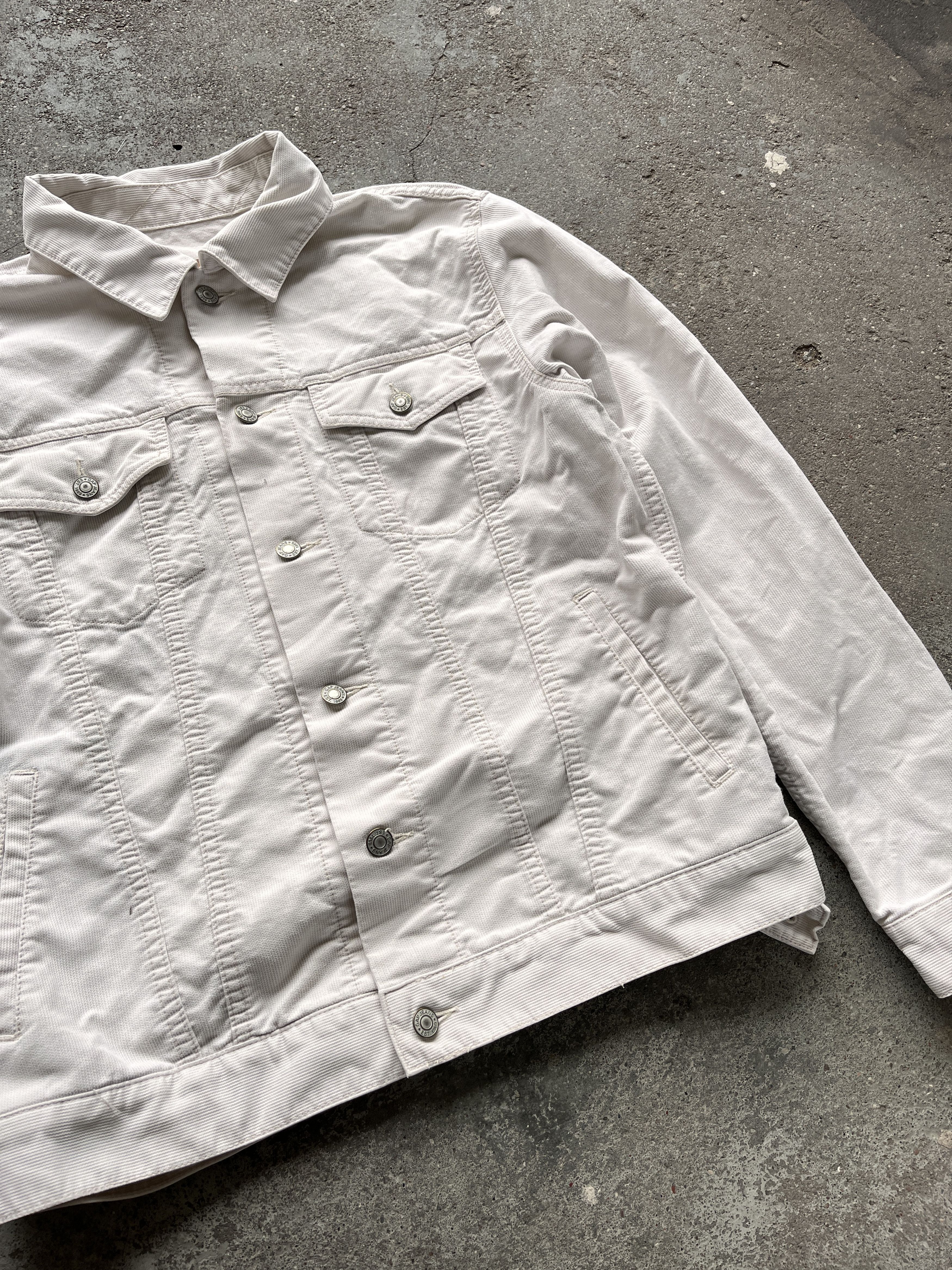 Gap gap white denim jacket vintage classic Size US L / EU 52-54 / 3 - 3 Thumbnail