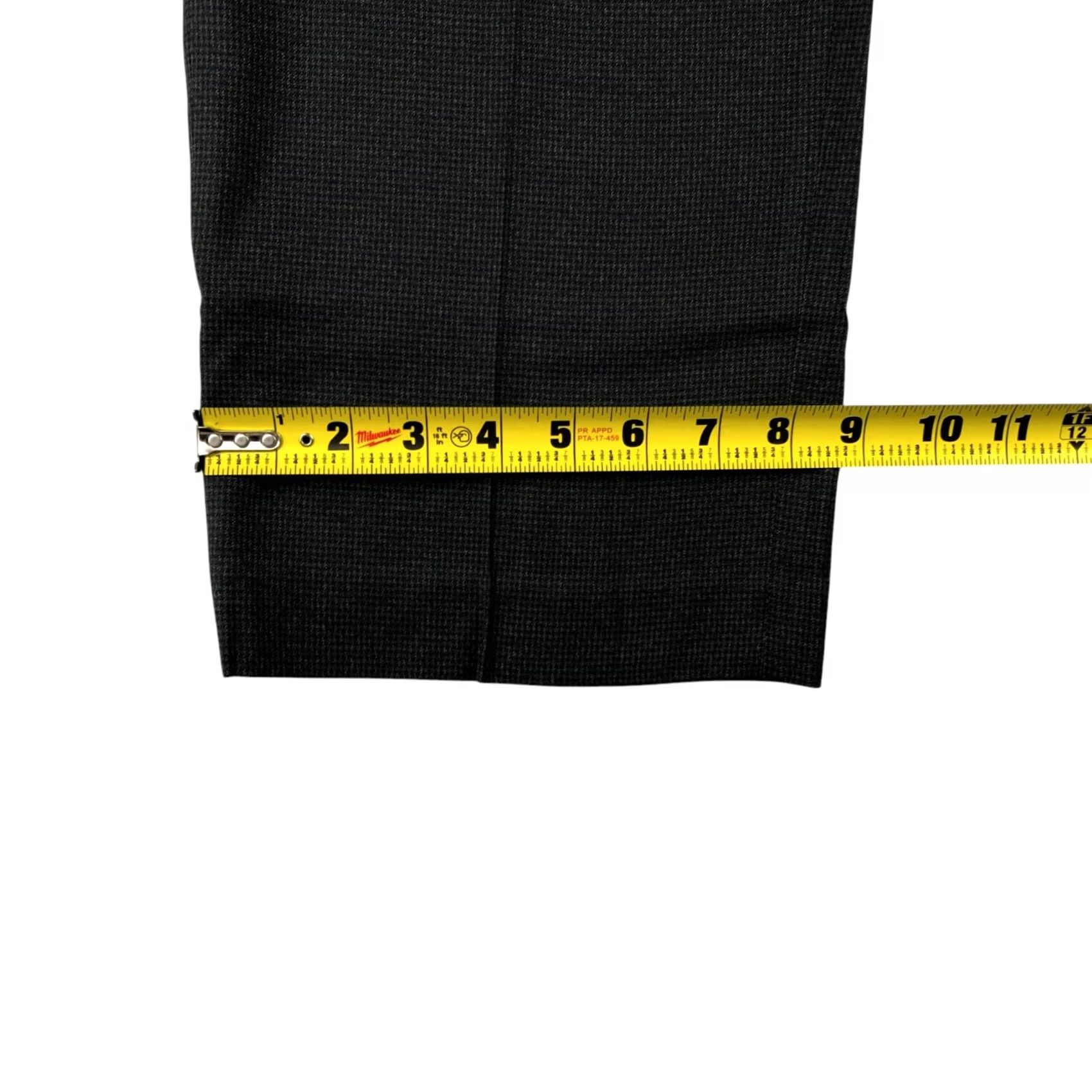 Ralph Lauren Ralph Lauren Men's Gray Polyester Stretch Dress Pants Micro Houndstooth 36x30 Size US 36 / EU 52 - 7 Thumbnail
