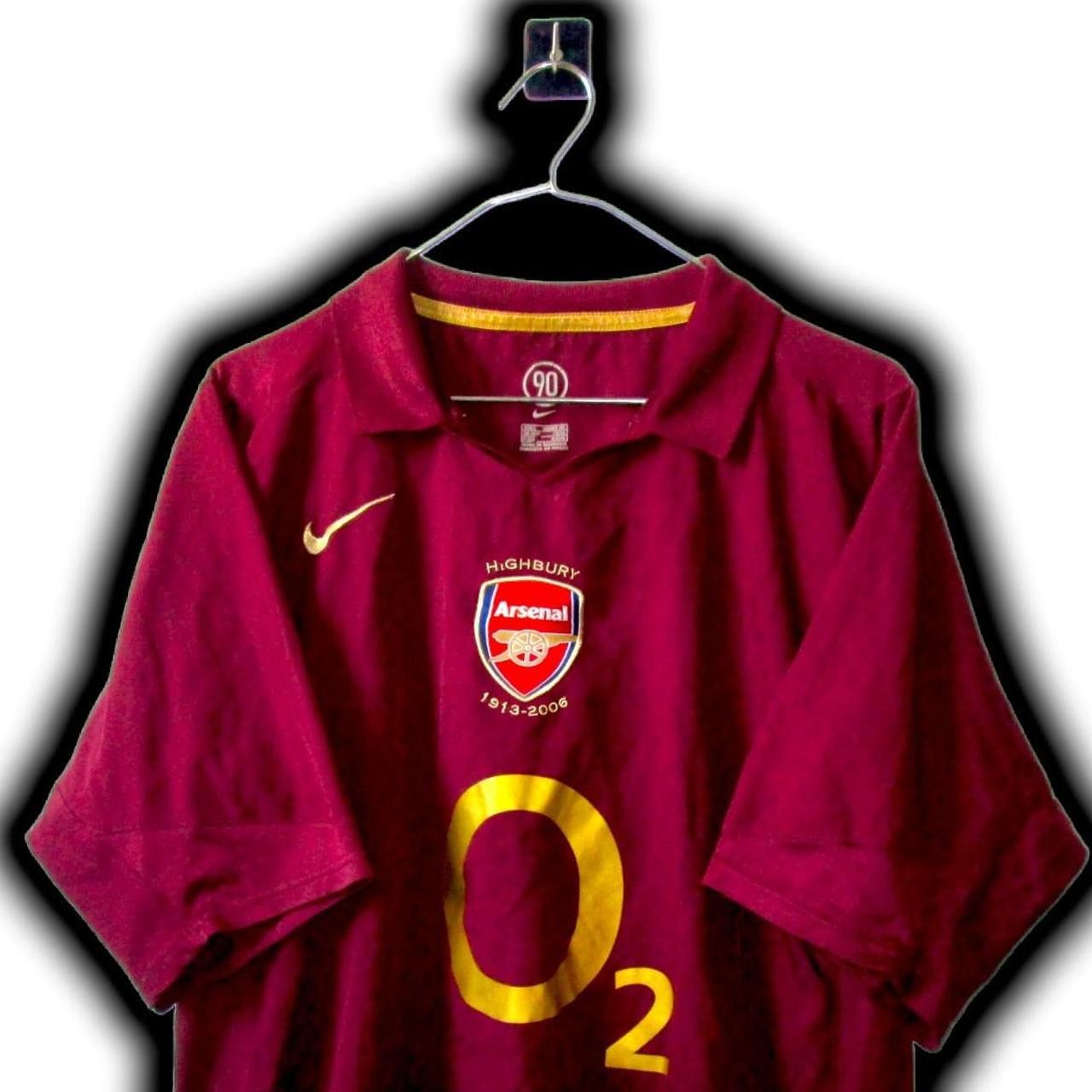 Nike Fc Arsenal 2005 2006 Home Shirt Jersey HighBury Size US L / EU 52-54 / 3 - 1 Thumbnail