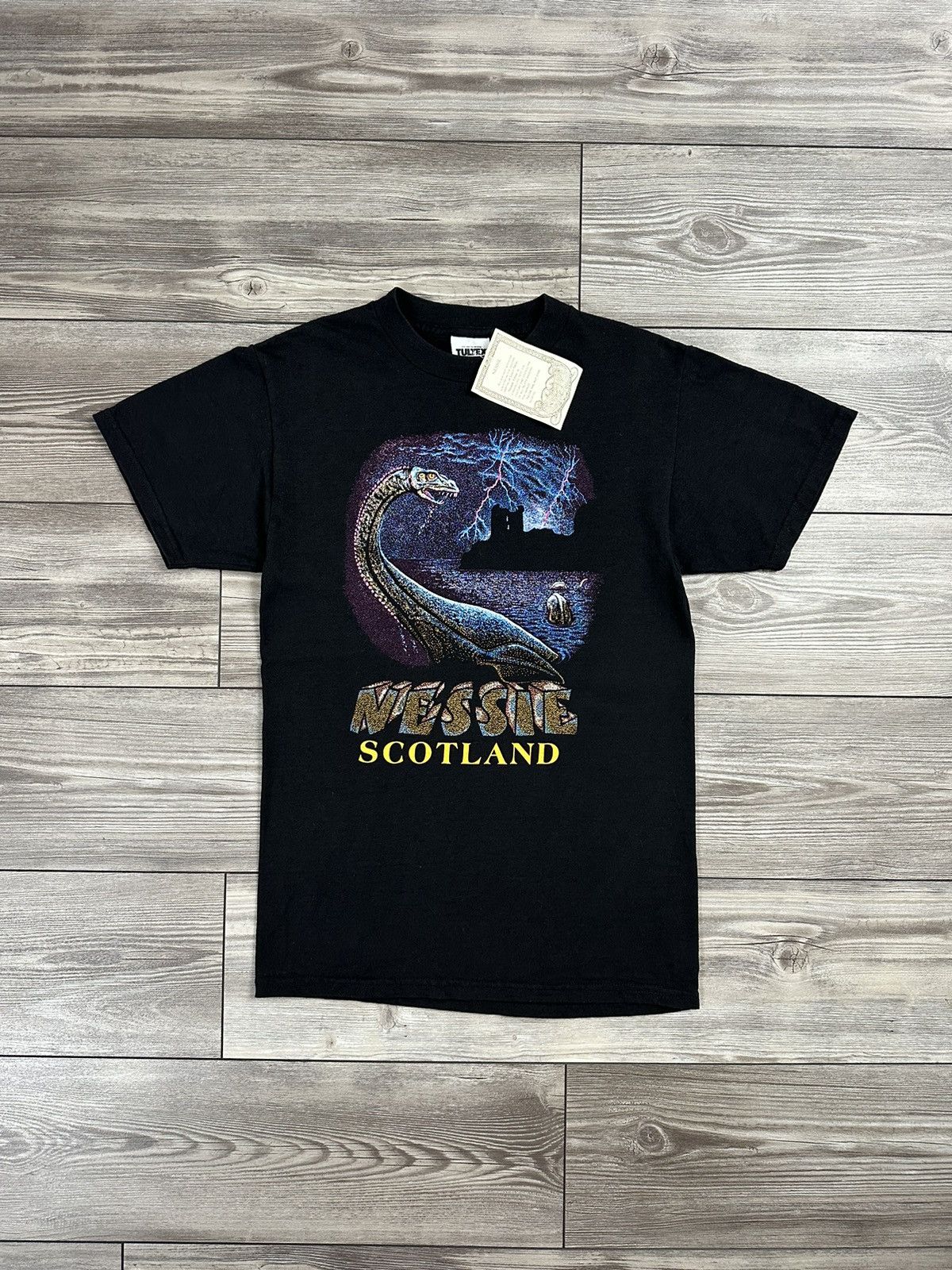 Tultex Vintage 90’s Nessie Scotland Loch Ness Monster T Shirt Size US S / EU 44-46 / 1 - 1 Thumbnail