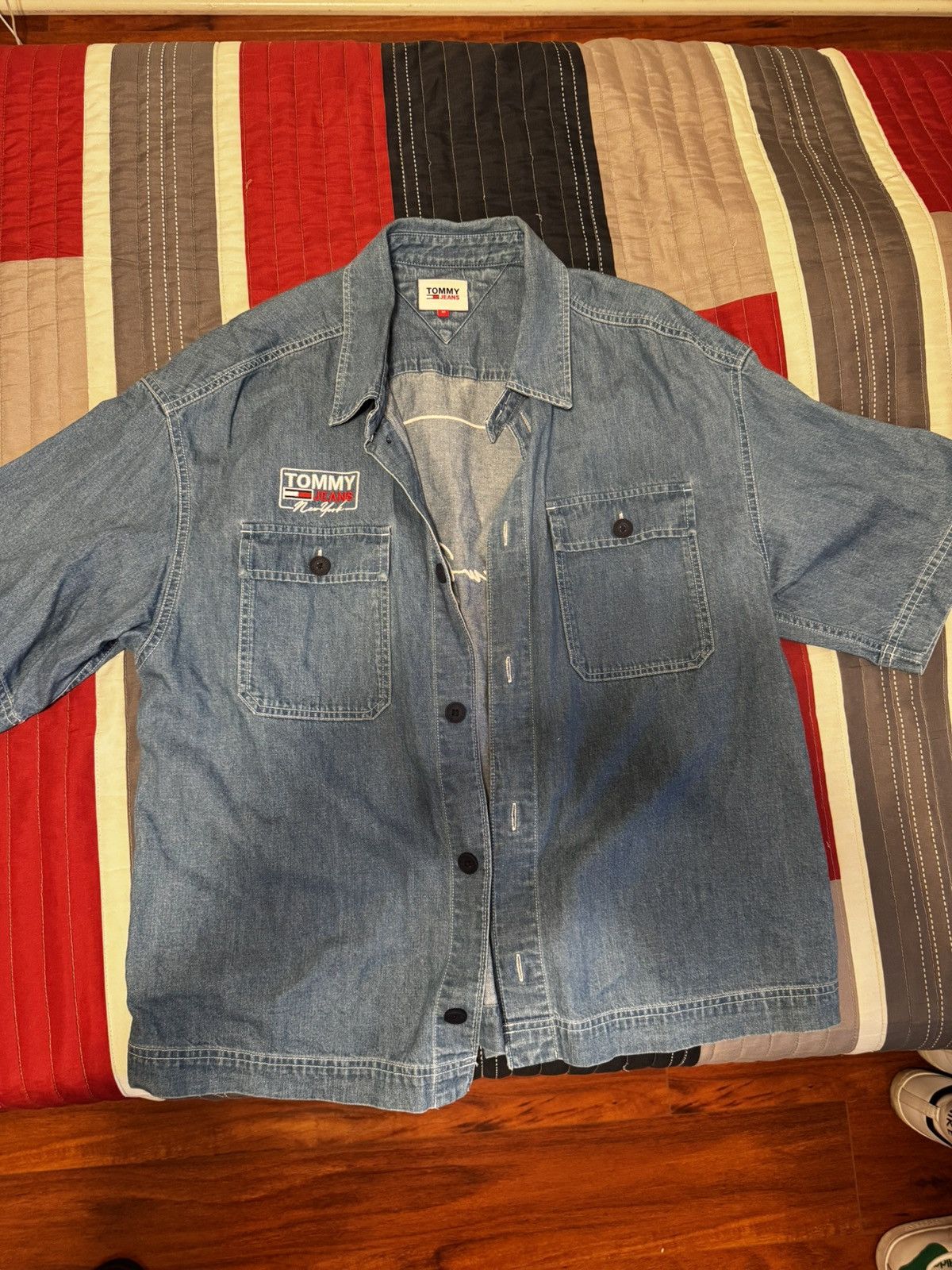 Tommy Hilfiger Tommy Hilfiger streetwear top Size US M / EU 48-50 / 2 - 2 Thumbnail