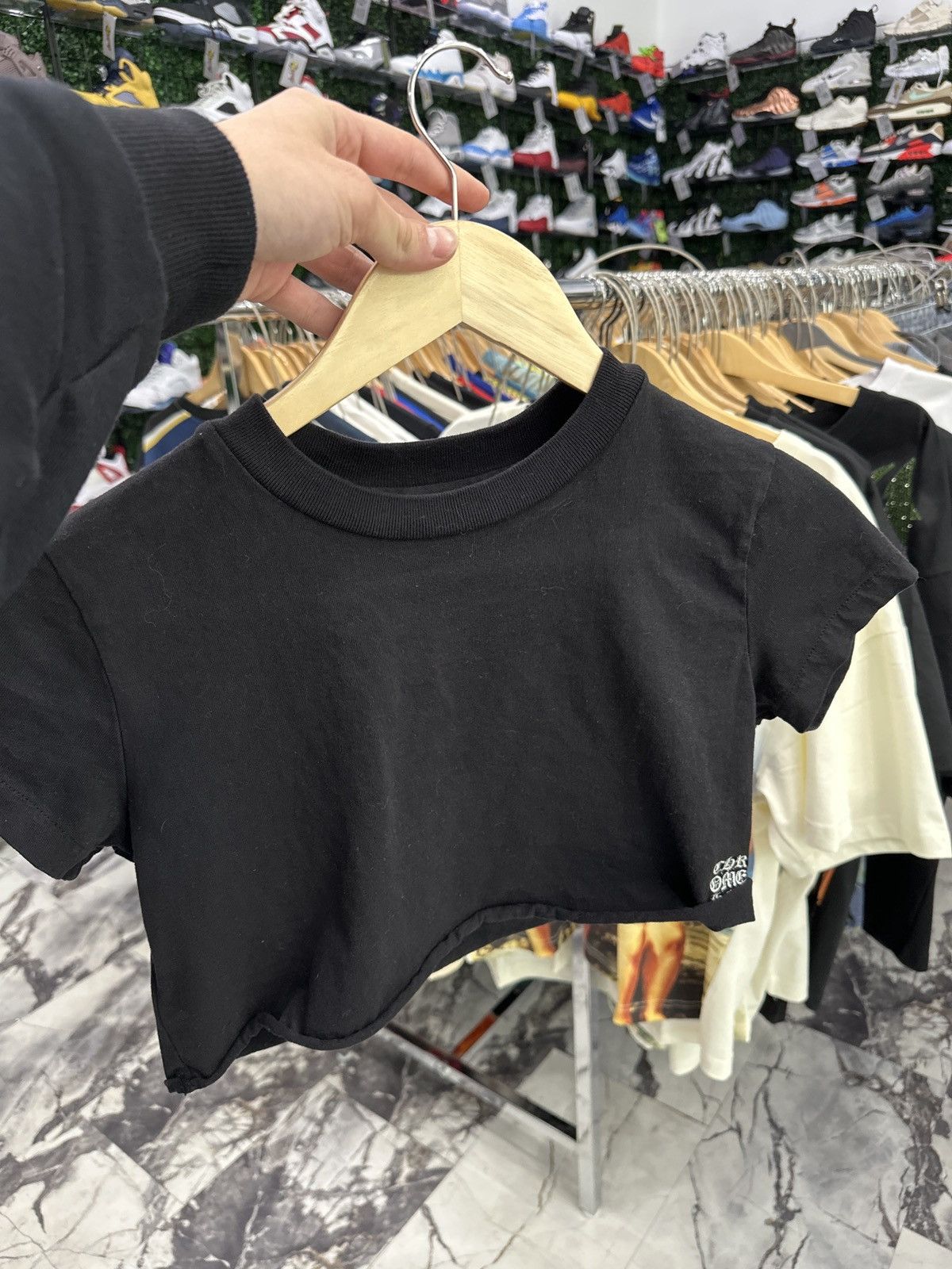 Chrome Hearts Chrome Hearts Black Crop Top Size XS / US 0-2 / IT 36-38 - 3 Thumbnail