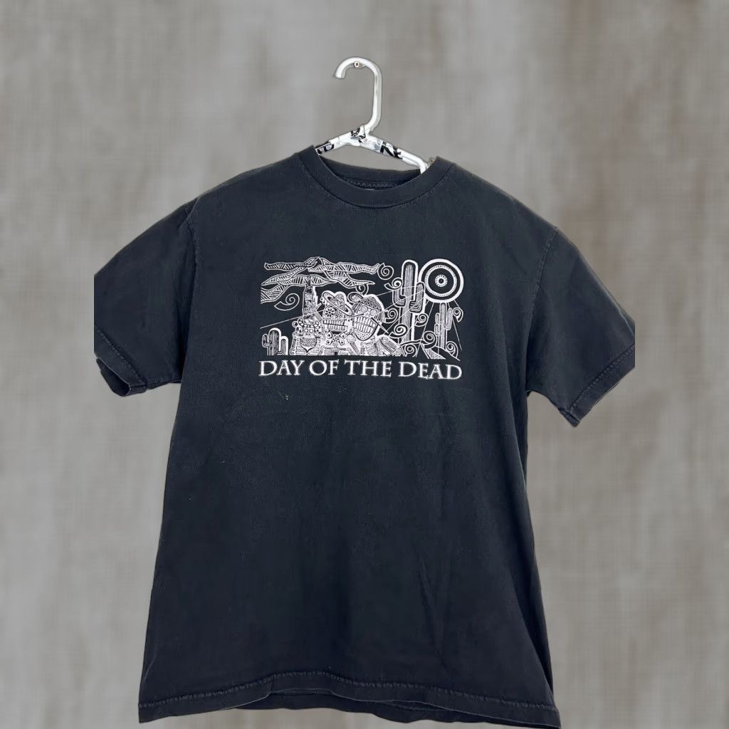 Sugar Day Of The Dead Mens Medium Black Short Sleeve T Shirt Jesus Cruz Jr. Sugar Shirt Mens M Black Day Of The Dead Size US M / EU 48-50 / 2 - 1 Thumbnail