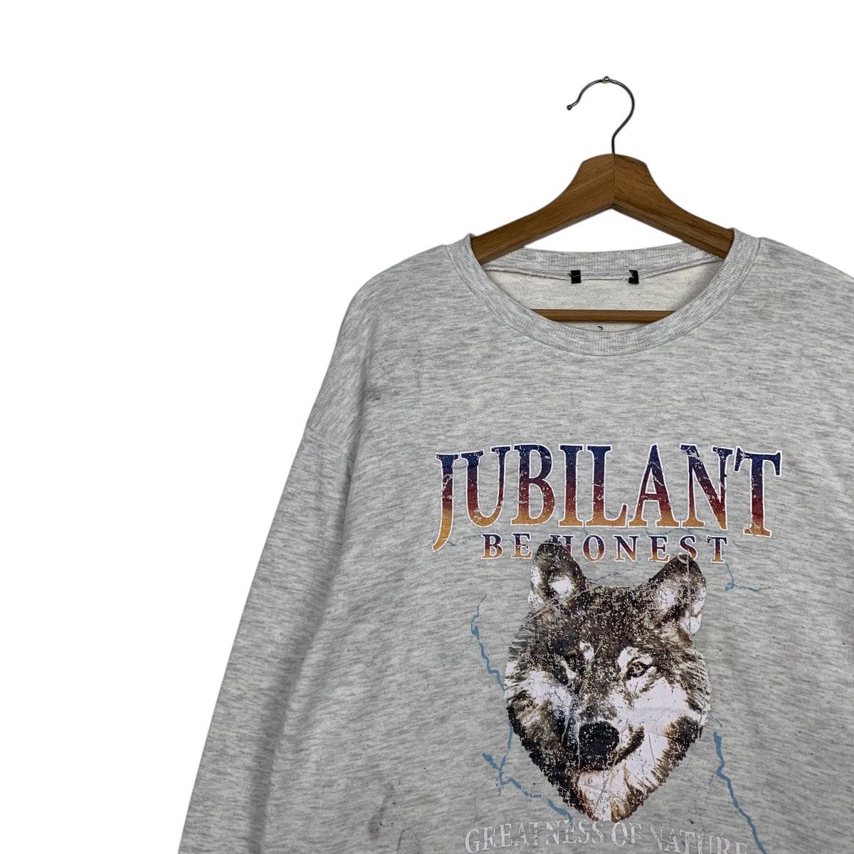 Japanese Brand Jubilant Be Honest Crewneck Sweatshirt Size US L / EU 52-54 / 3 - 6 Thumbnail