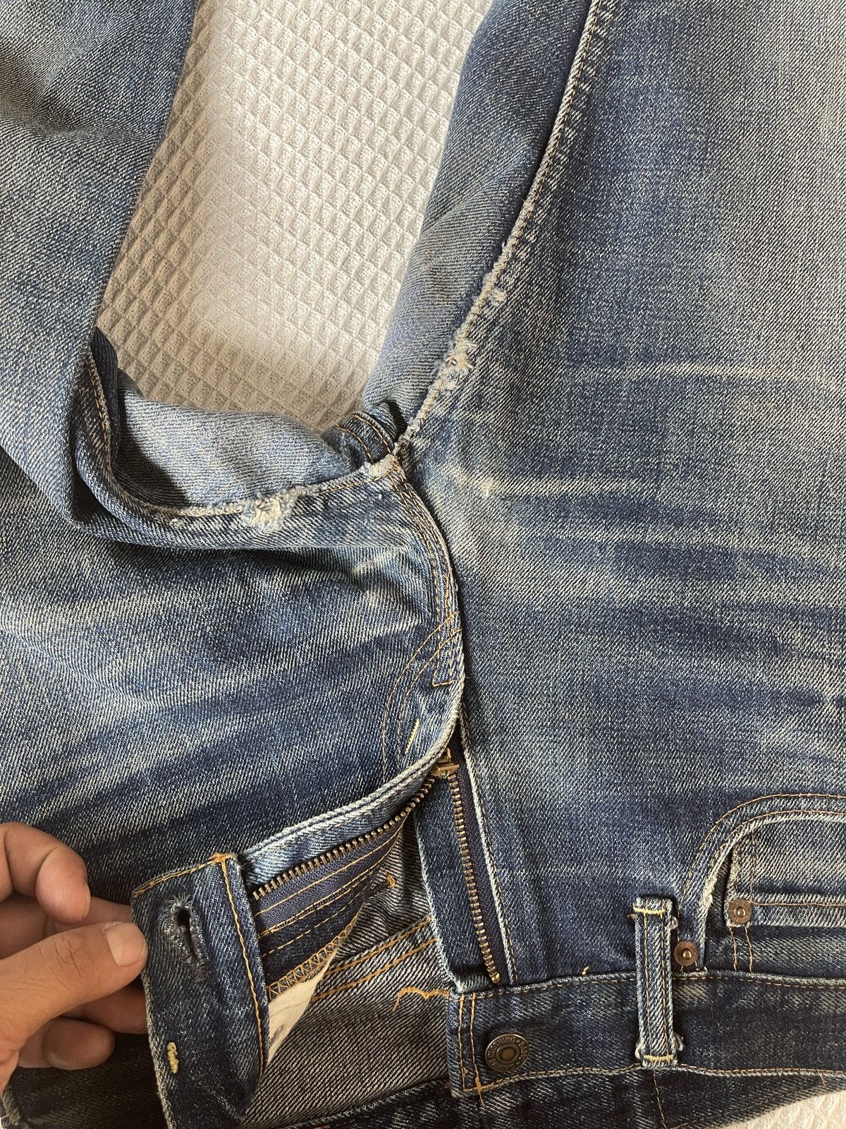 Denime Rare🔥Vintage DENIME Japan Selvedge Jeans Size US 28 / EU 44 - 12 Thumbnail