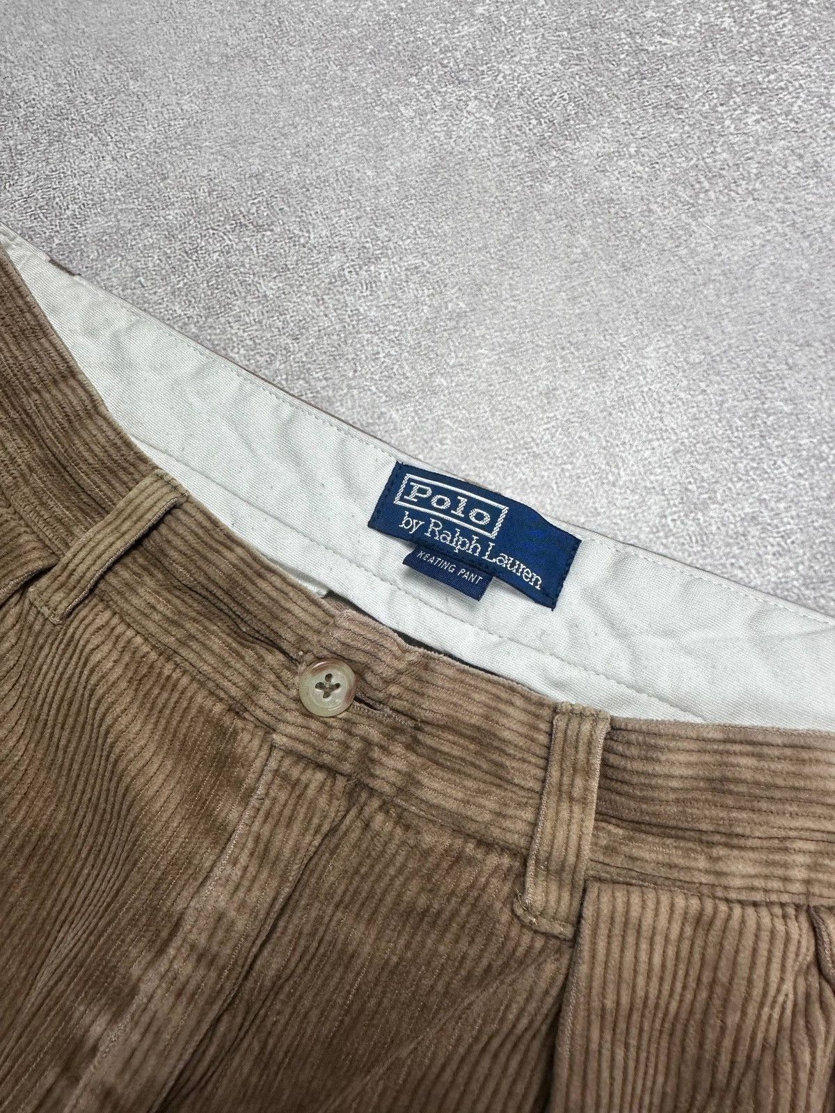 Polo Ralph Lauren Vintage 90s Polo Ralph Lauren Corduroy Baggy Chino Pants 31 Size US 31 - 4 Thumbnail