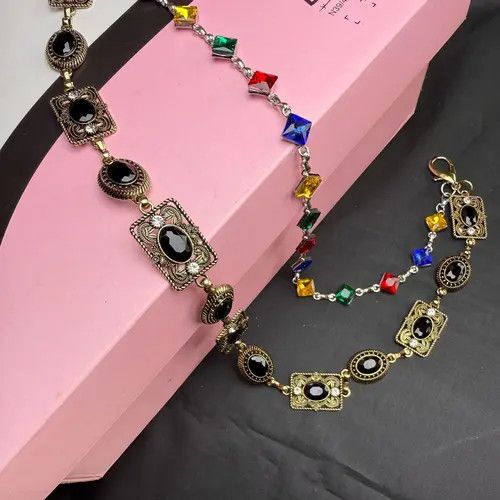 Jewelry Sawako x Arisa 2 Layer Waist Punk Wallet Chain Pant Waist Size ONE SIZE - 2 Thumbnail
