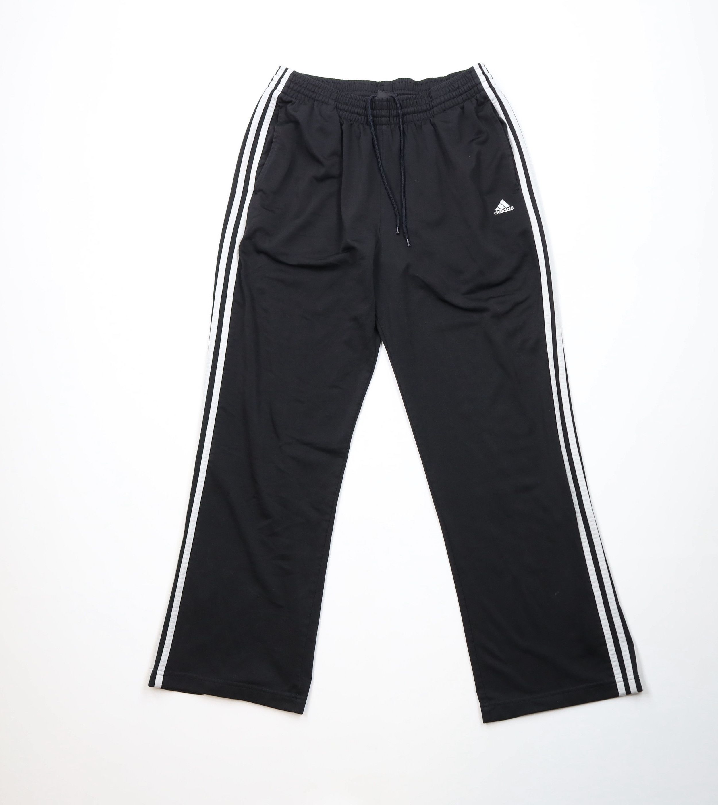 Adidas Vintage Adidas Spell Out Striped Wide Leg Sweatpants Pants Size US 36 / EU 52 - 1 Thumbnail