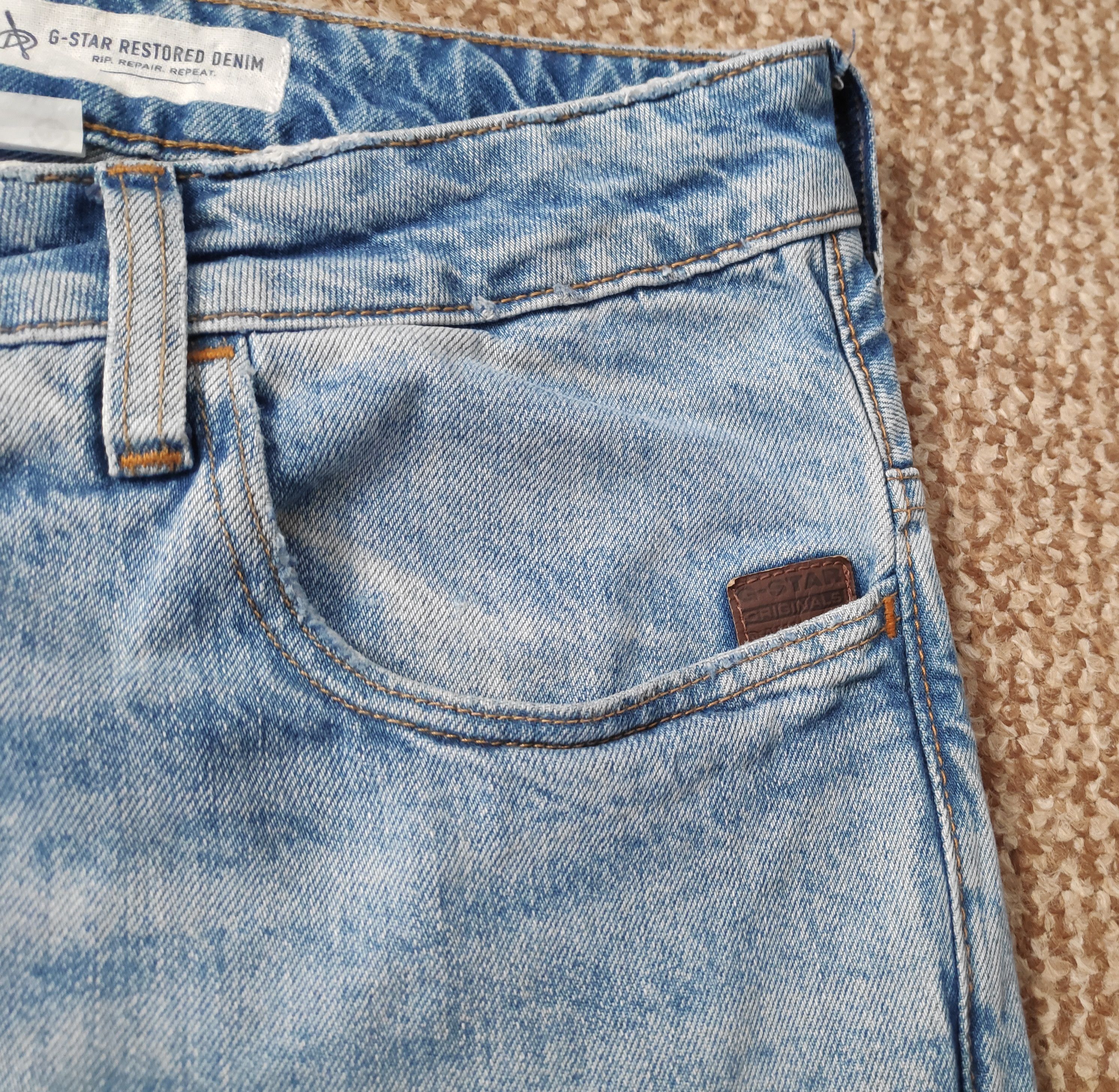 G-Star G-Star Raw Restored Arc 3D Relaxed Tapered Denim Jeans Size US 35 - 9 Thumbnail