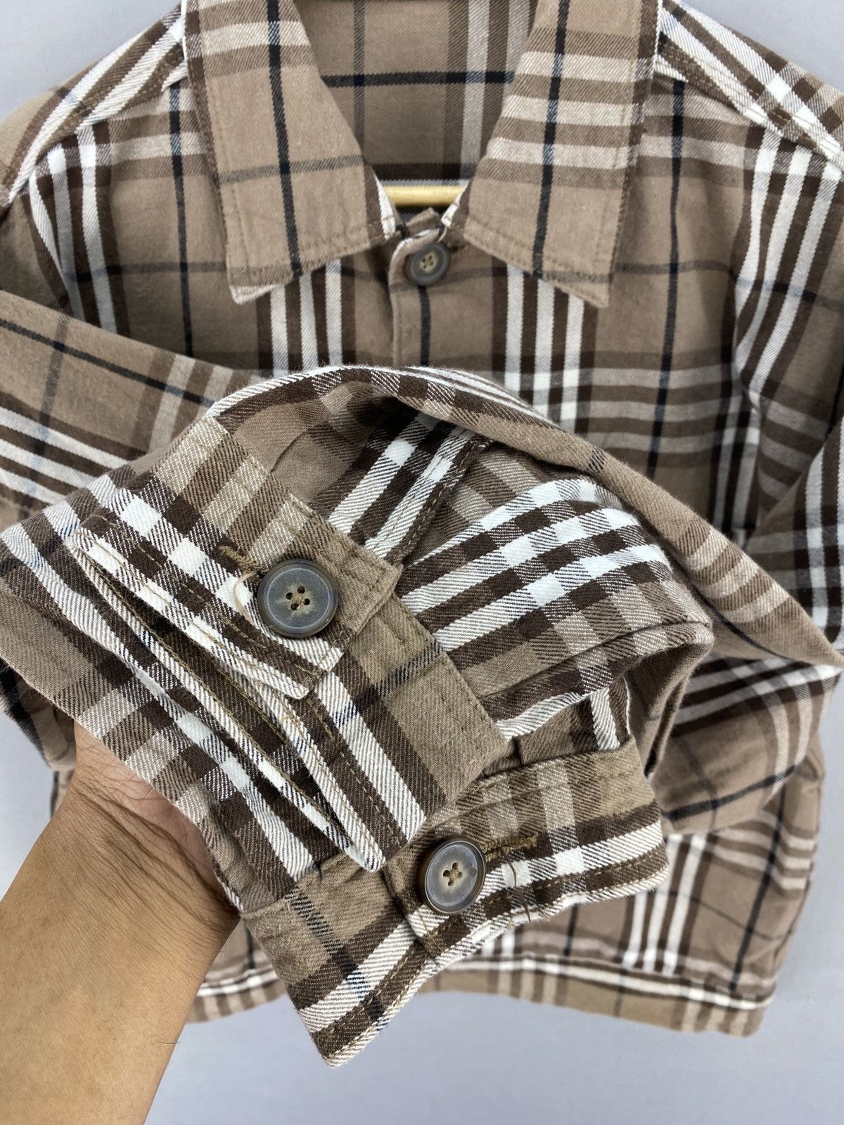 GU GU Nova Check Double Pocket Button Up Jacket Size US L / EU 52-54 / 3 - 9 Thumbnail