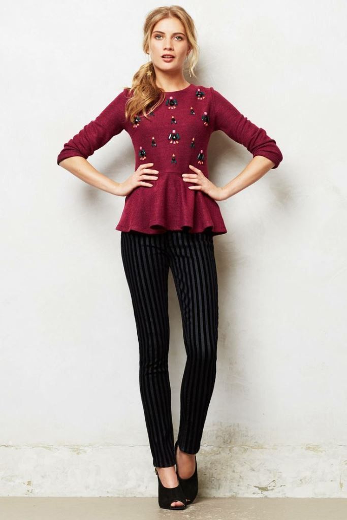 Paige Paige Velvet Stripe Verdugo Skinny Jeans Black ( 25 ) Size 25" / US 0 / IT 36 - 1 Thumbnail