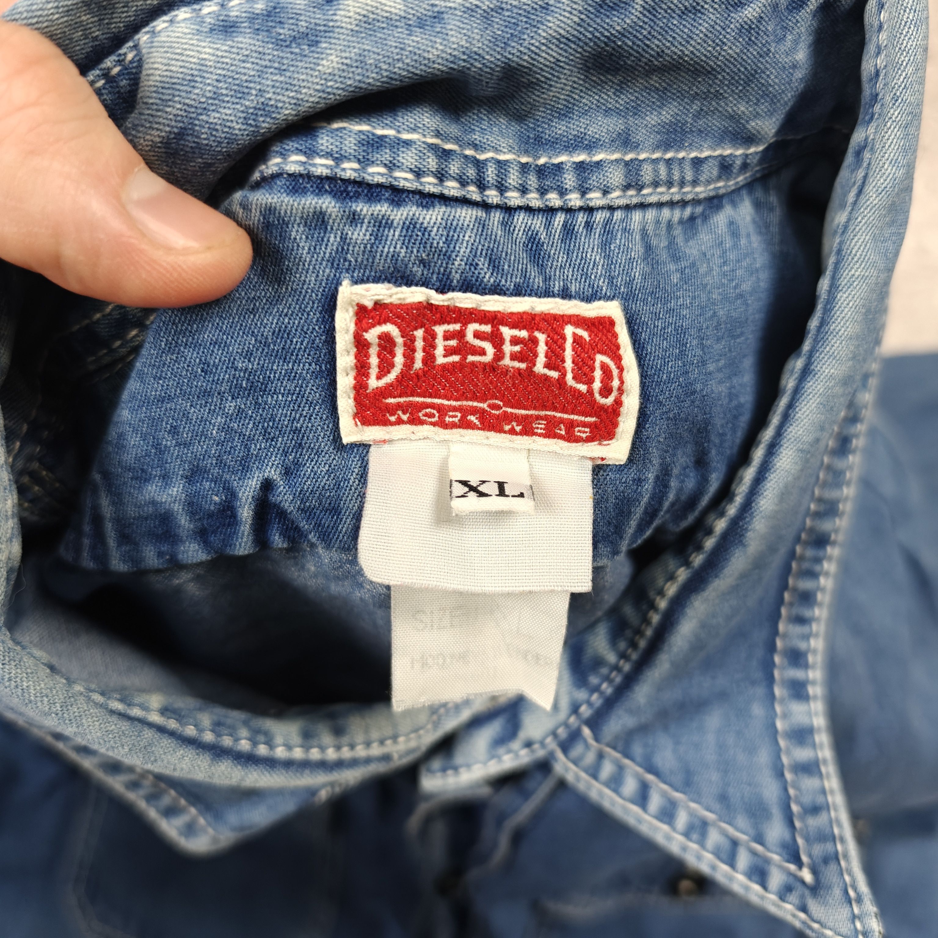 Diesel Diesel Shirt VTG Archive Denim Jacket Blue size XL Size US XL / EU 56 / 4 - 7 Thumbnail