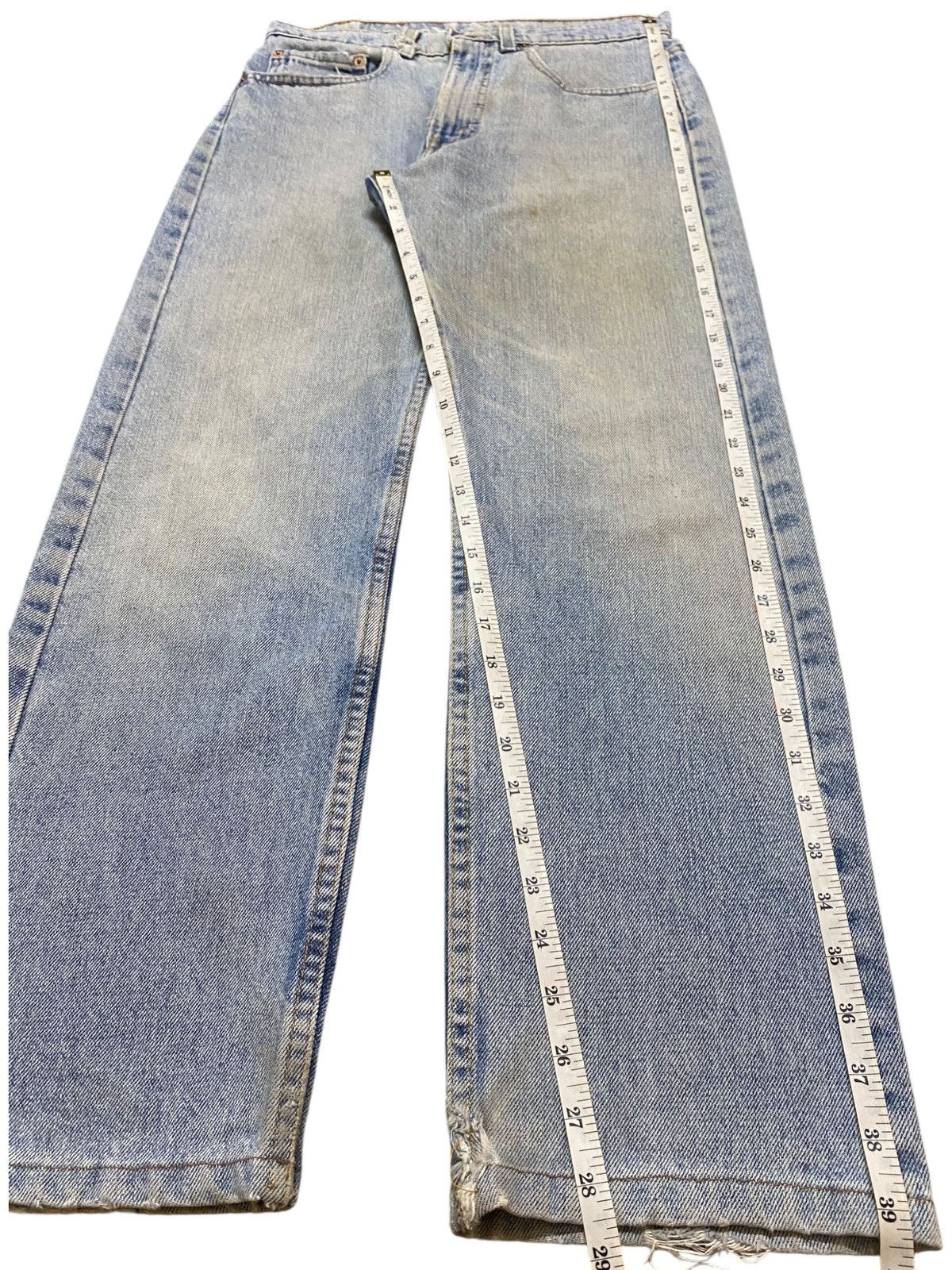 Levi's Vintage Clothing Levis 505 90s Faded Wash Grunge Distressed Loose Jeans Size US 30 / EU 46 - 15 Thumbnail