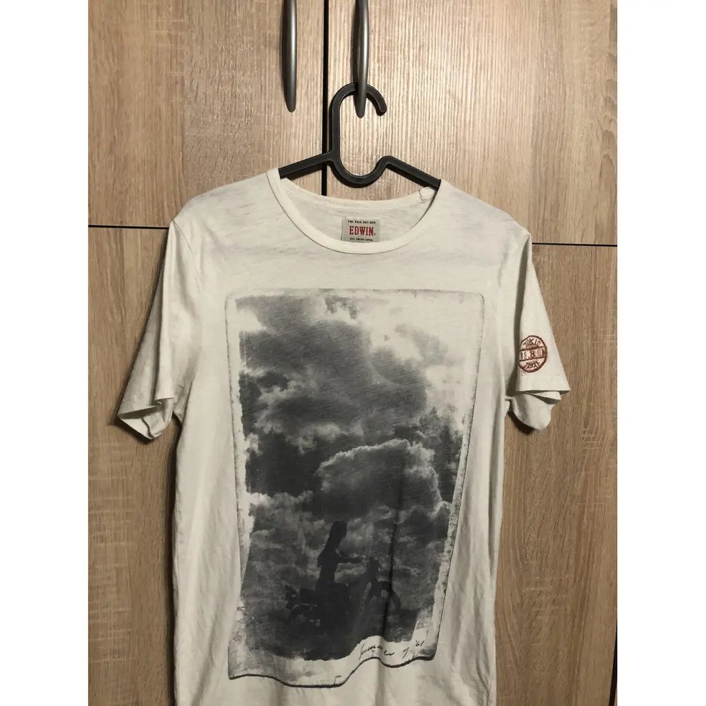 Edwin Edwin Graphic White T-Shirt Size US M / EU 48-50 / 2 - 1 Thumbnail