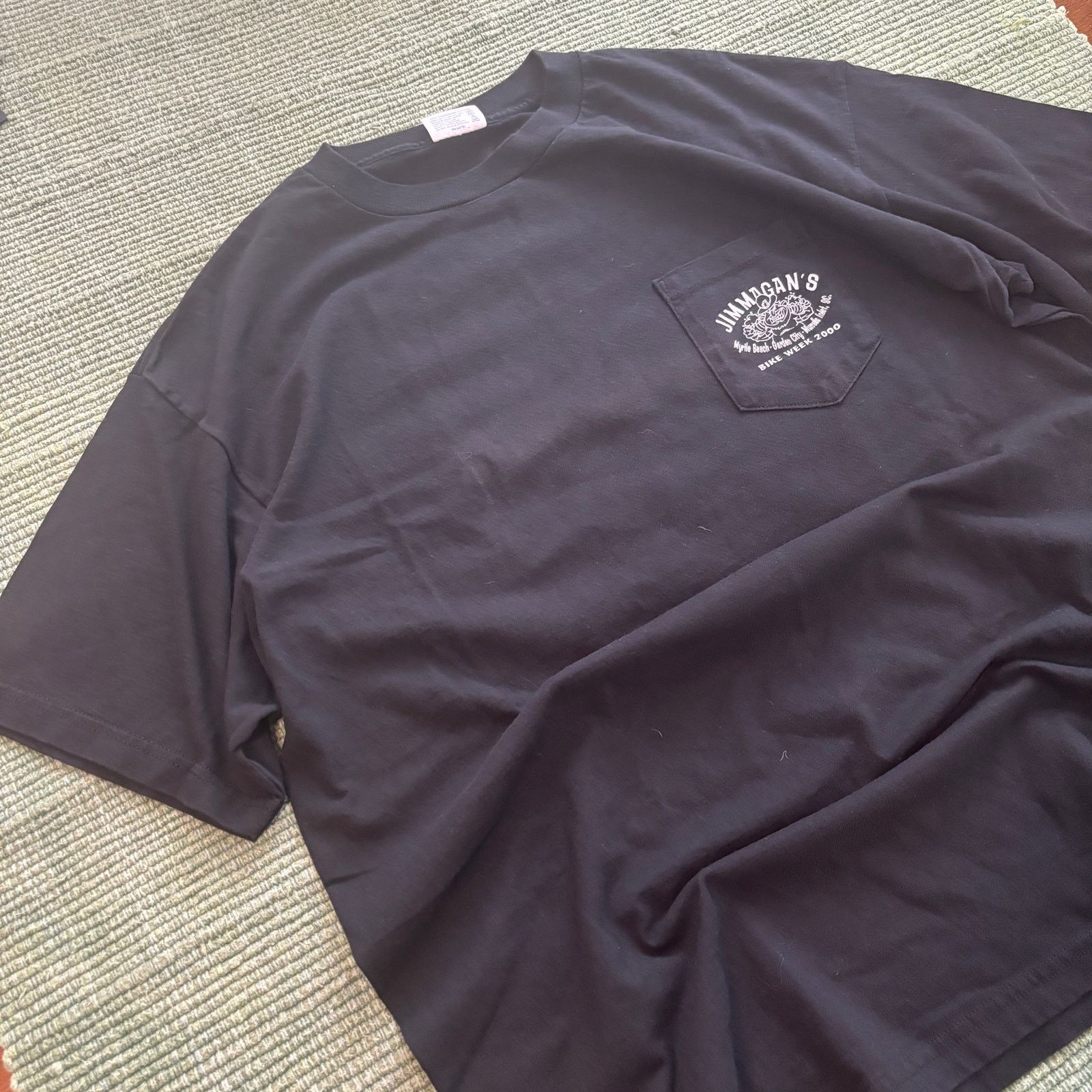 Vintage Vintage Jimmigan's Bike Week 2000 Biker Tee Shirt Sz XL Size US XL / EU 56 / 4 - 5 Thumbnail