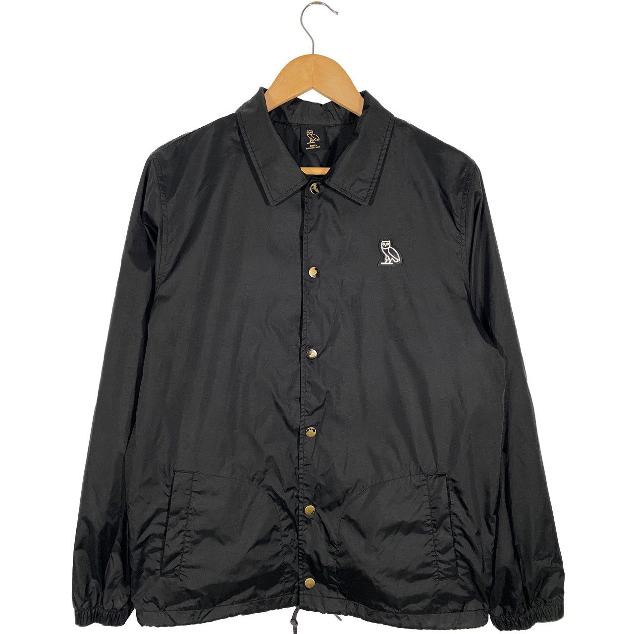 October's Very Own Octobers Very Own Classic Logo Nylon Coach Jacket Black Size US S / EU 44-46 / 1 - 1 Thumbnail