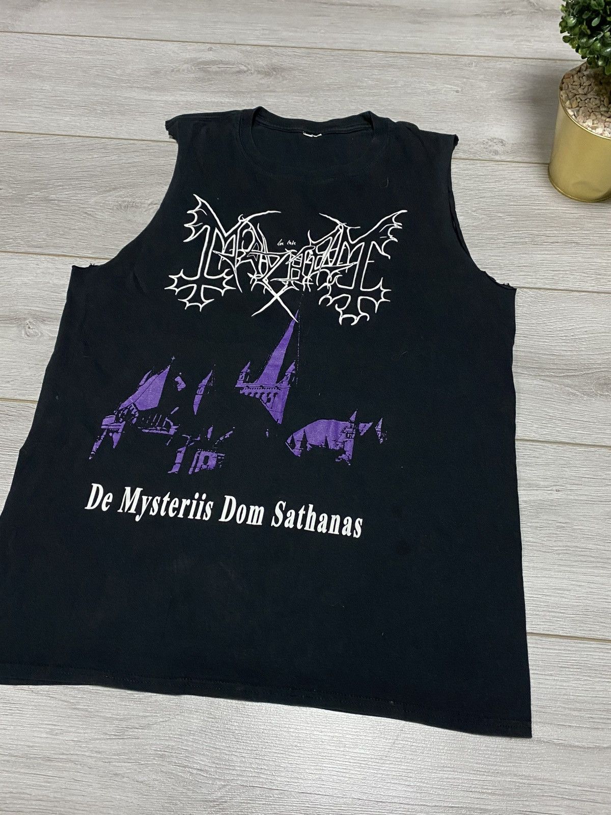 Band Tees Mayhem 2010 band rock tank top vest faces ost Size US L / EU 52-54 / 3 - 4 Thumbnail