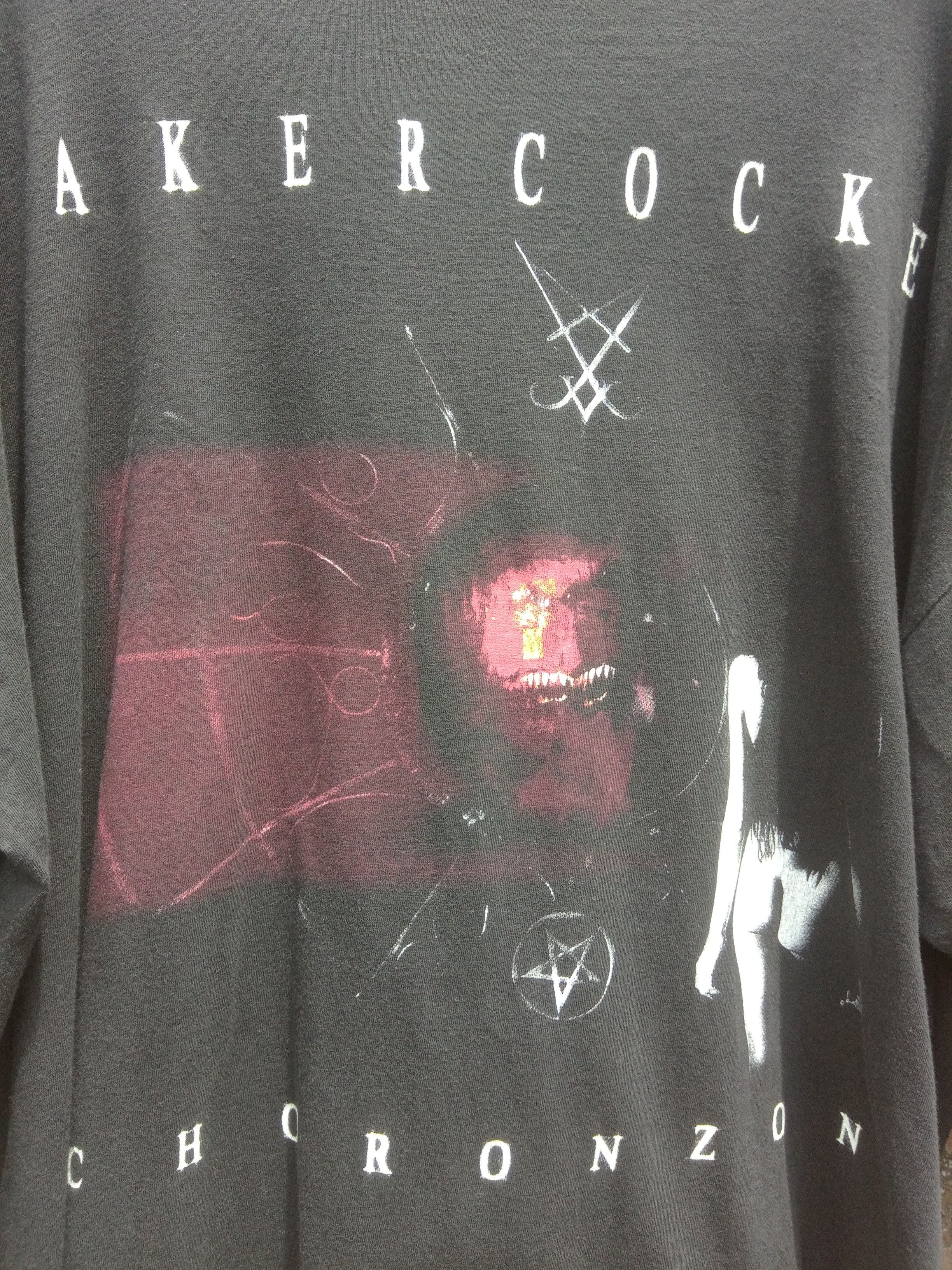 Band Tees × Vintage Vintage '00s Akercocke Choronzon LS shirt rare Size US XL / EU 56 / 4 - 2 Thumbnail