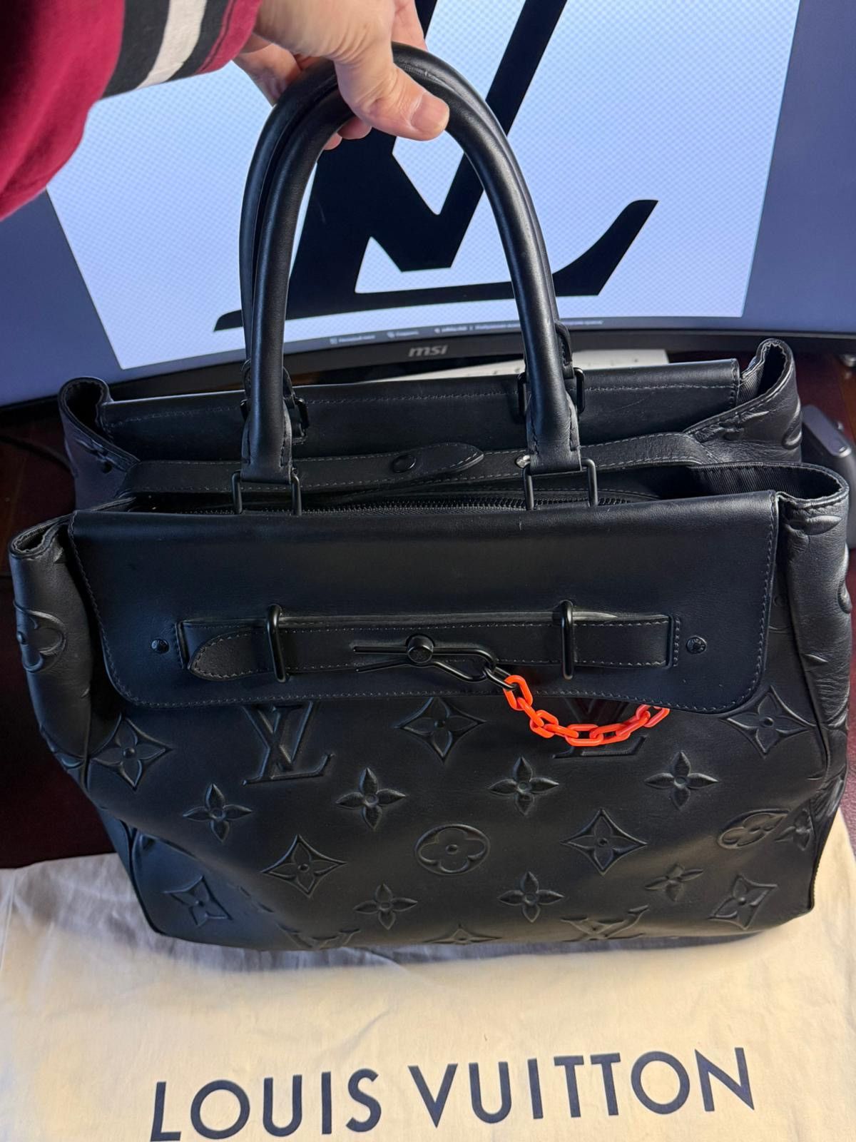 Louis Vuitton Louis Vuitton Limited Edition Monogram Mat Steamer Tote Size ONE SIZE - 8 Thumbnail