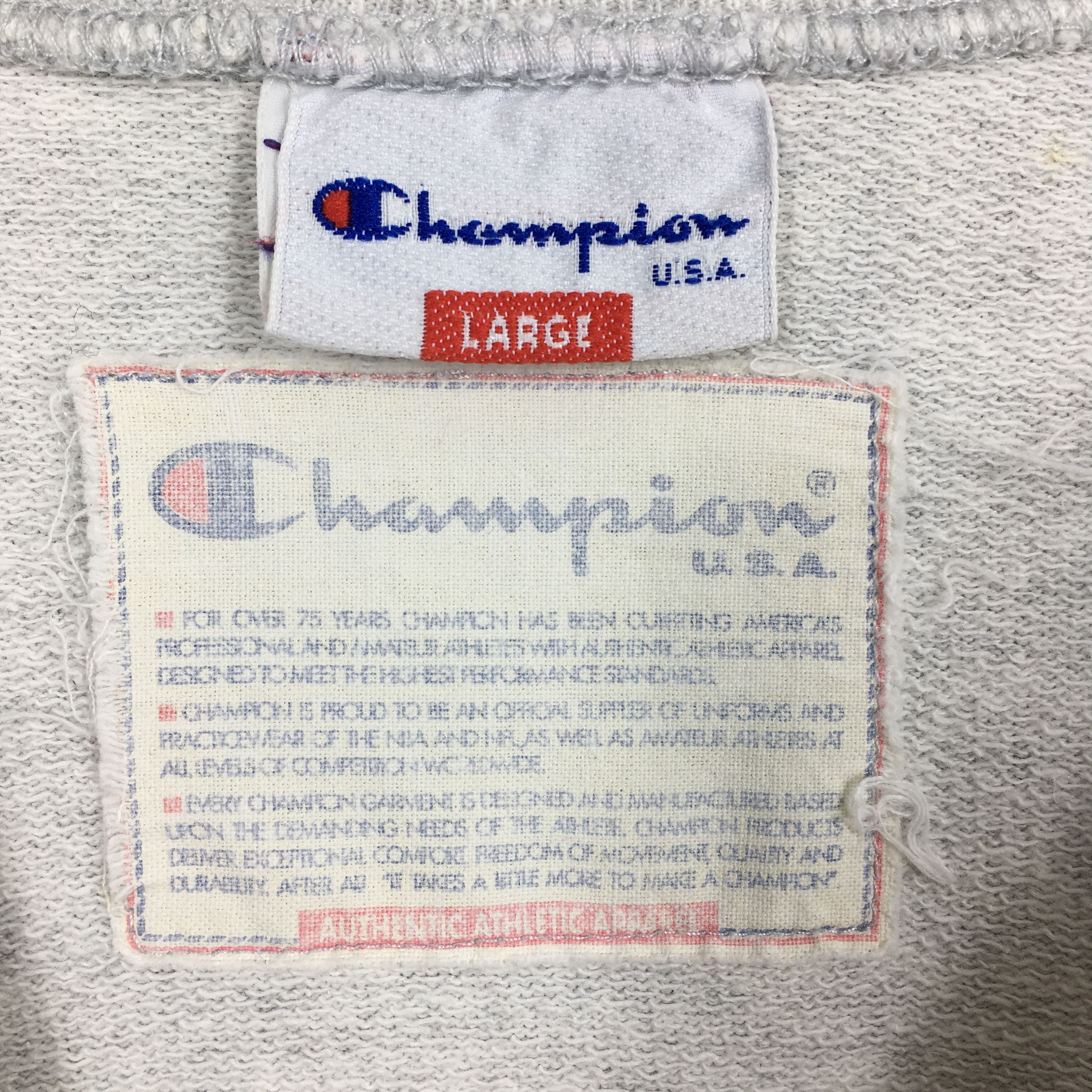 Champion Vintage Champion Script Logo Sweatshirt Large Size US L / EU 52-54 / 3 - 4 Thumbnail