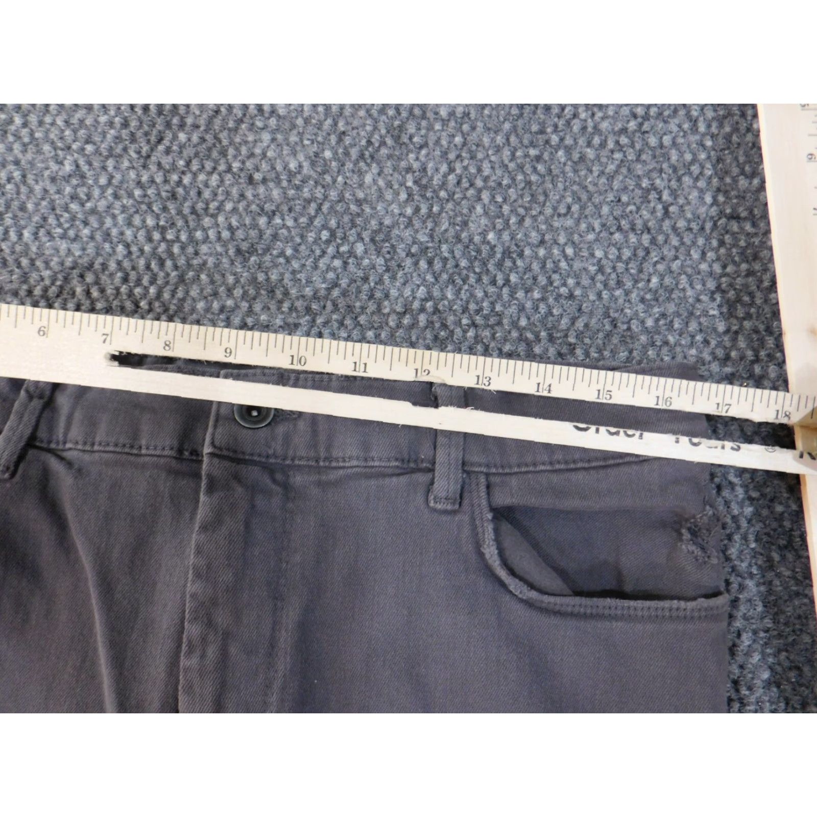 Zara Zara Jeans Mens 34x29 Gray Slim Straight Distressed Dress? Size US 34 / EU 50 - 4 Thumbnail
