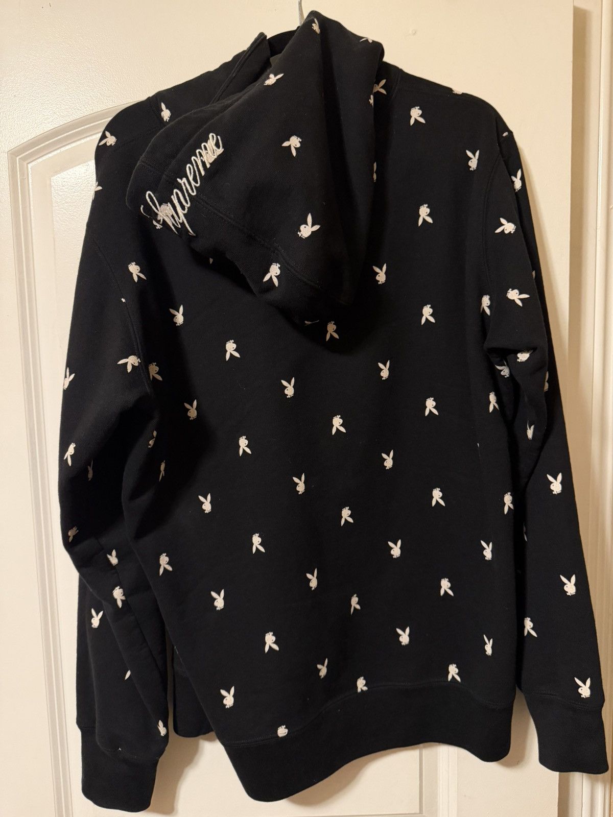 Playboy × Supreme Supreme Playboy Hoodie FW15 Black Size Large Size US L / EU 52-54 / 3 - 2 Thumbnail