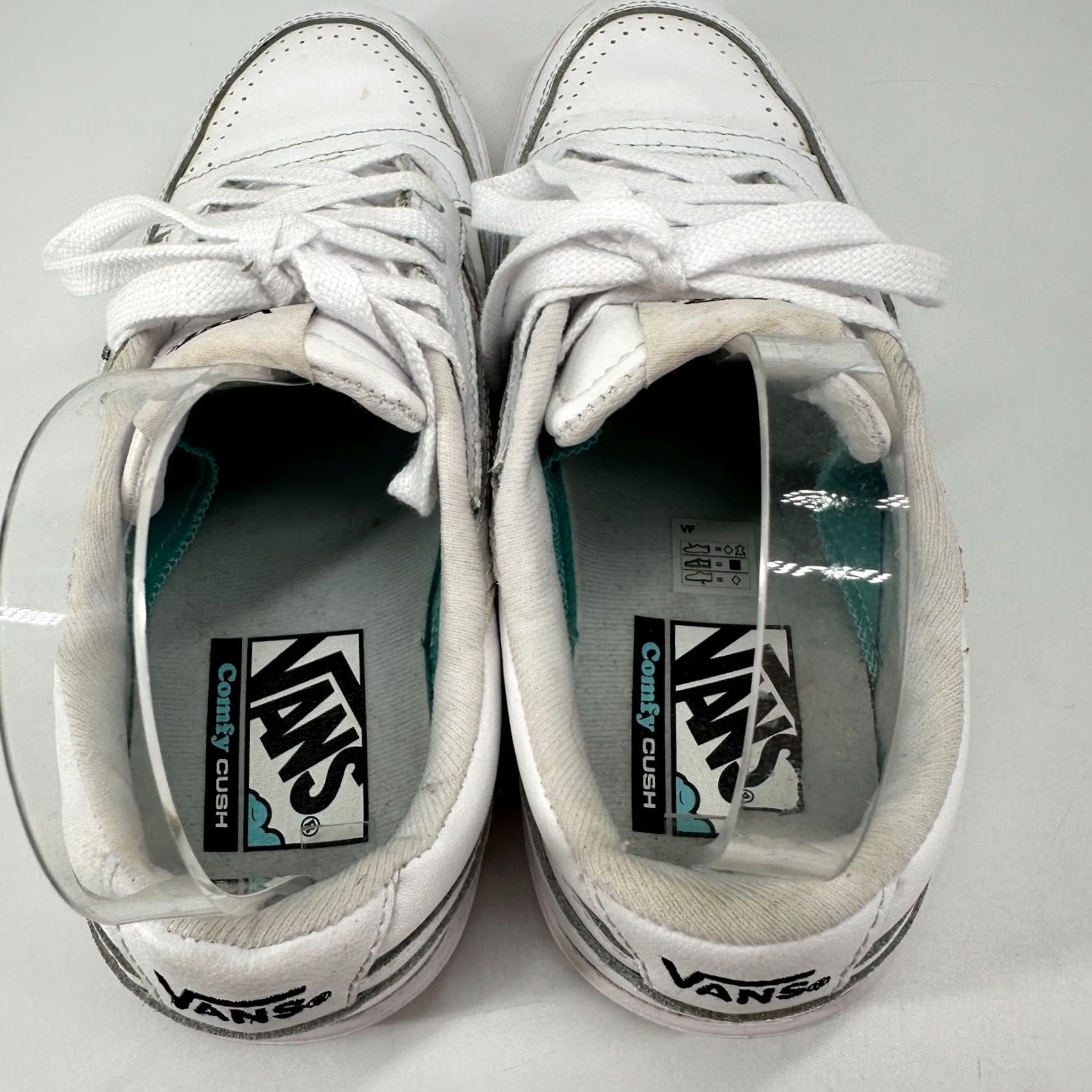 Vans Vans ComfyCush Sneaker Athletic White Unisex Adults 7.5 Lace Up Leather Shoes Size US 7 / EU 40 - 4 Thumbnail