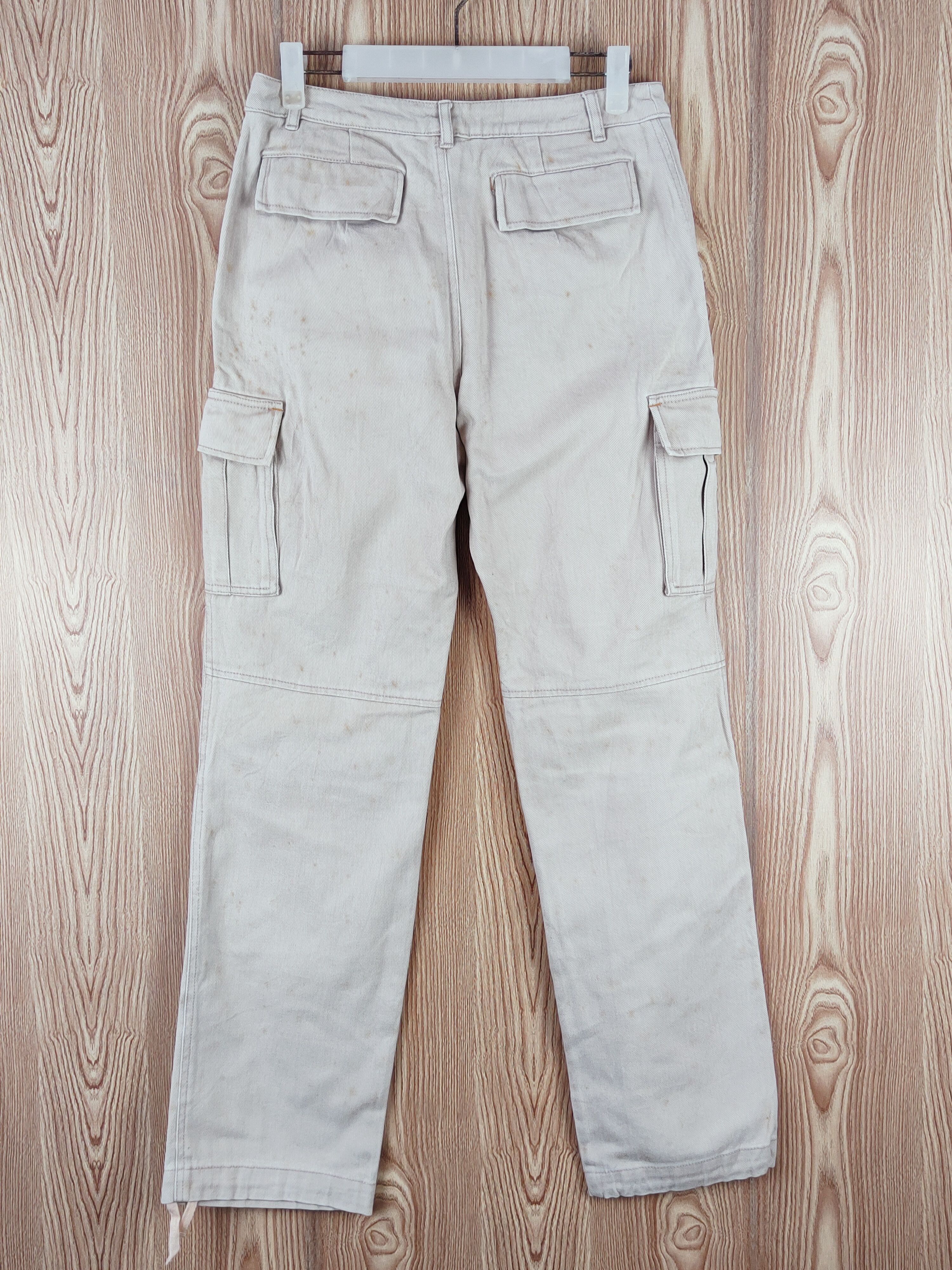Japanese Brand Tache Beige Multipocket Tactical Cargo Pants #W839 Size US 29 - 7 Thumbnail