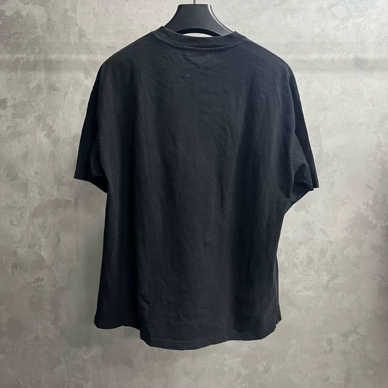 Balenciaga Balenciaga Black cartoon print loose round neck short sleev Size US S / EU 44-46 / 1 - 5 Thumbnail