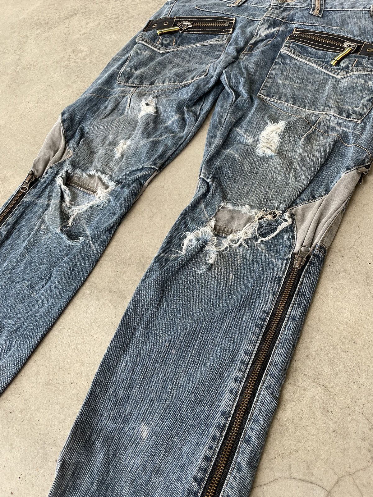 Hysteric Glamour Japanese PPFM Bondage Zipper Jeans Size US 32 / EU 48 - 2 Thumbnail