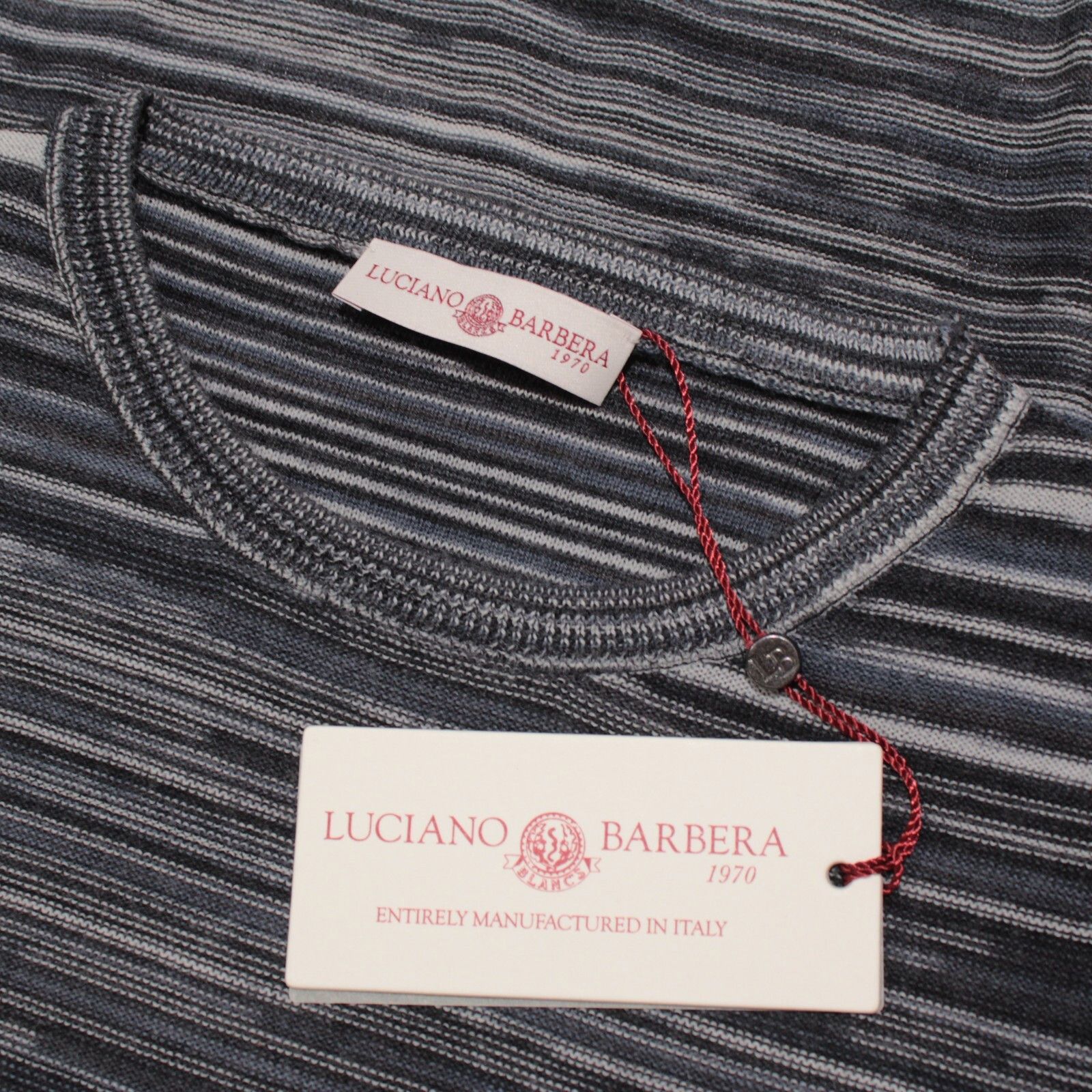 Luciano Barbera Luciano Barbera Sweater Size US M in Gray Size US M / EU 48-50 / 2 - 1 Thumbnail