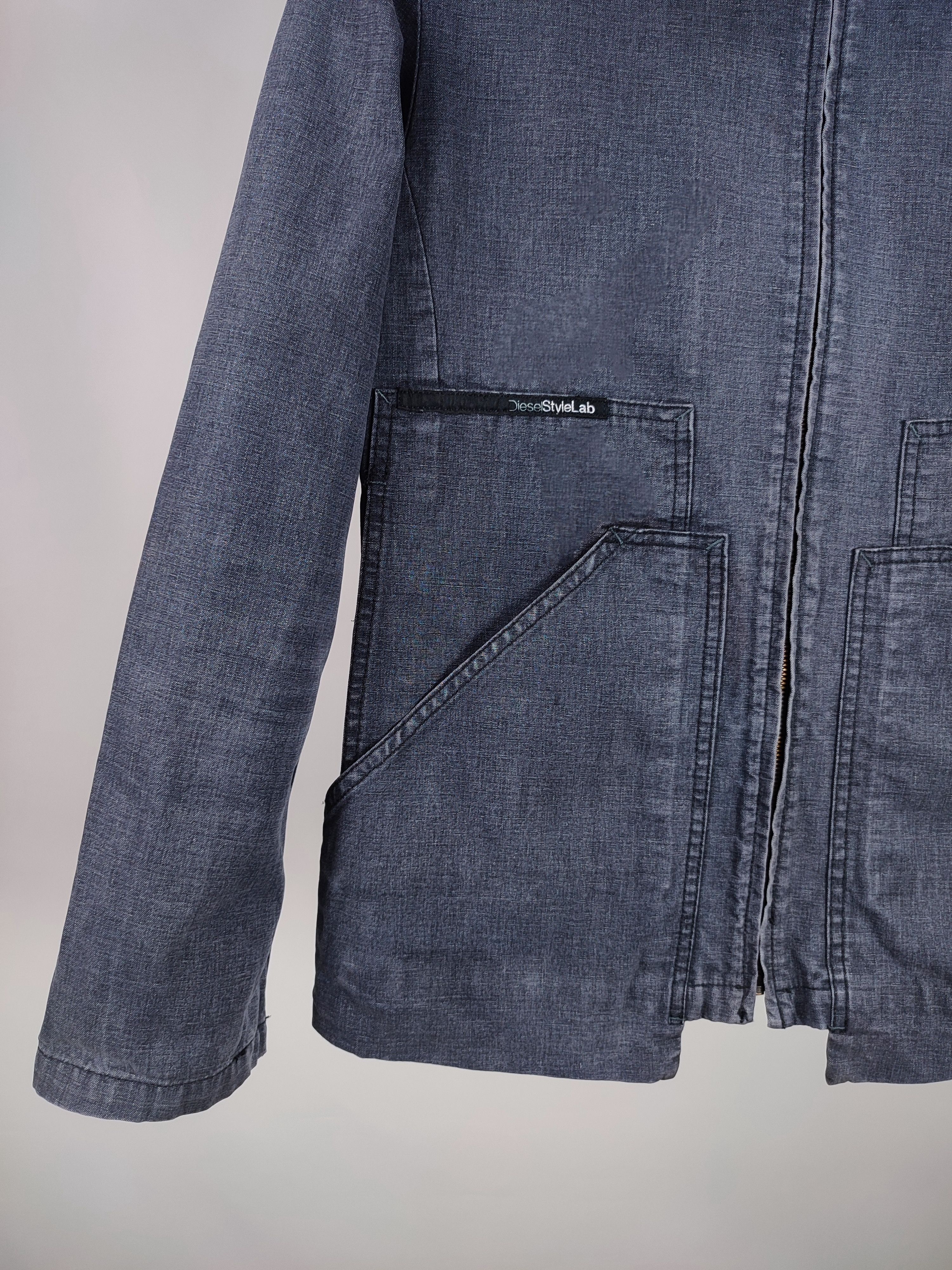 Diesel Vintage Diesel Multi Pocket Denim Jacket Size US S / EU 44-46 / 1 - 11 Thumbnail