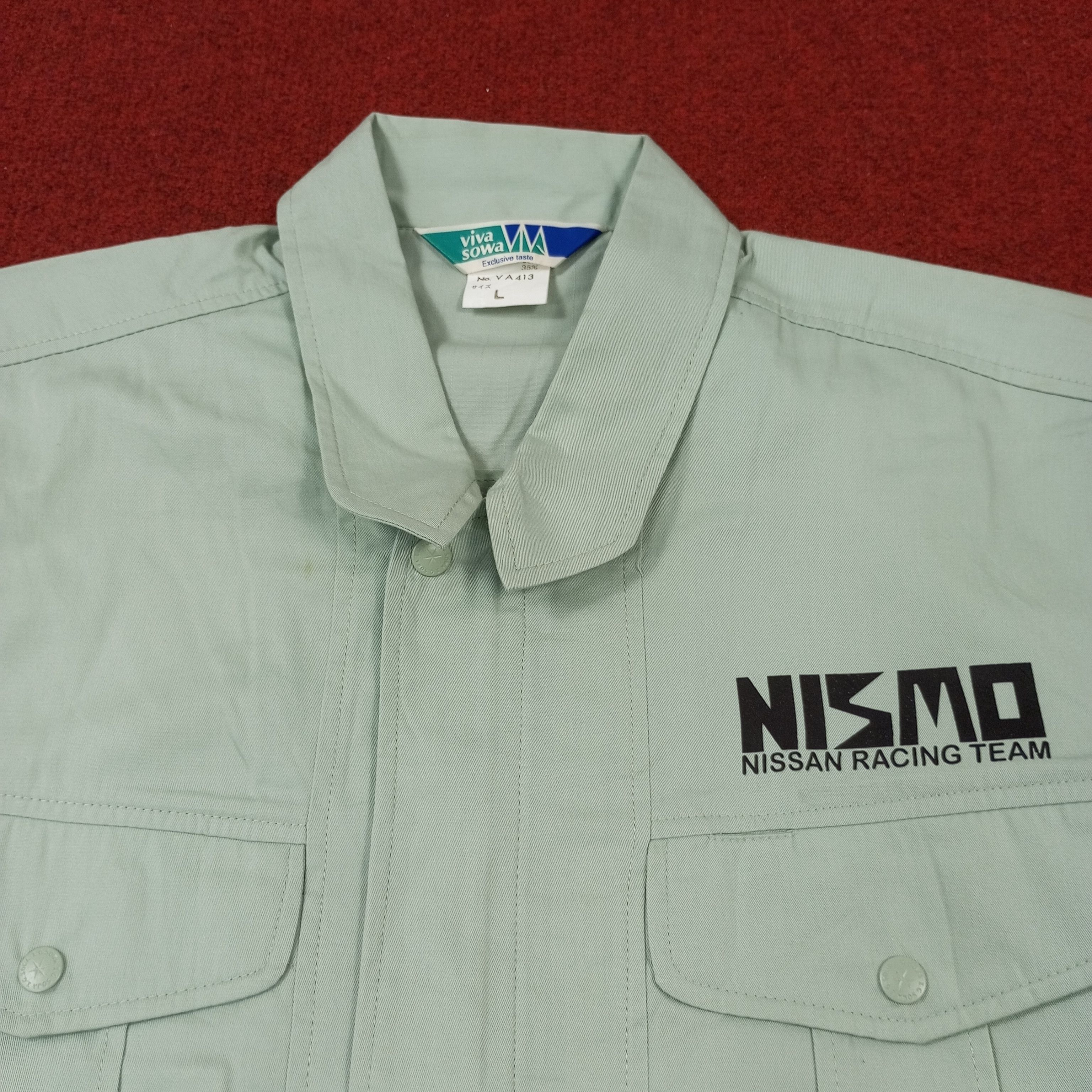 Japanese Brand × Vintage Nismo Nissan Racing Team Motorsports Custom Art Jacket Size US M / EU 48-50 / 2 - 4 Thumbnail