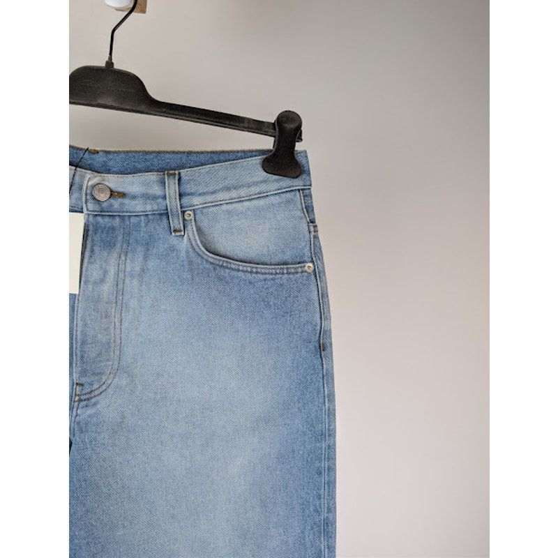 Dries Van Noten o1rshd1 Bershka Baggy Fit Denim Pants in Mid Blue Size US 34 / EU 50 - 5 Thumbnail