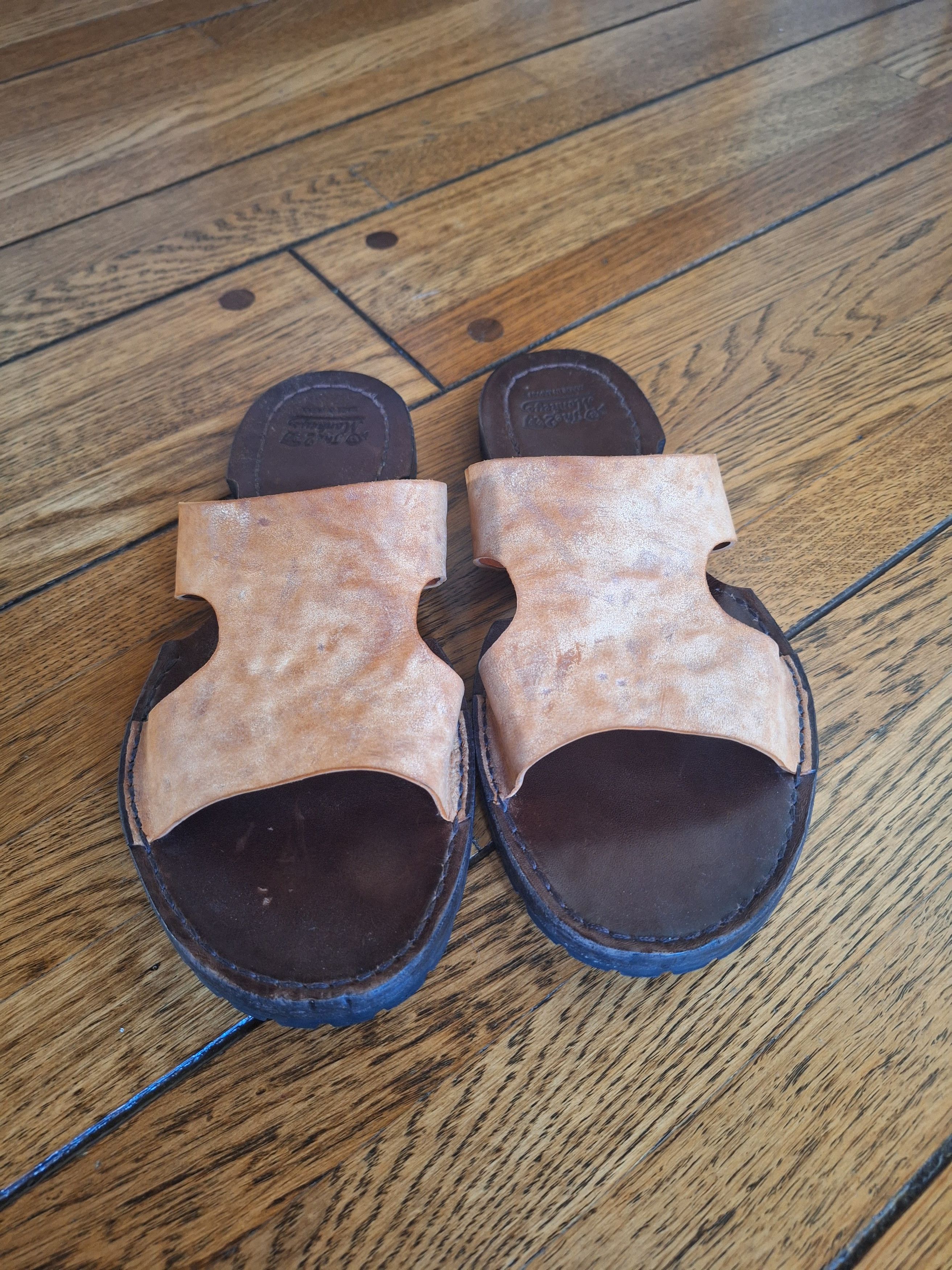(RRP $600) Jelado TTM Sandals JP27 Handmade in Japan