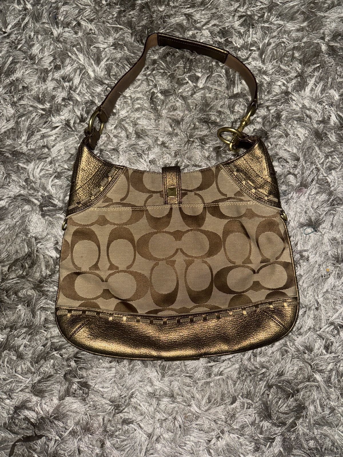 Coach vintage Coach Hamptons studded hobo bag, model 10314 Size ONE SIZE - 2 Thumbnail