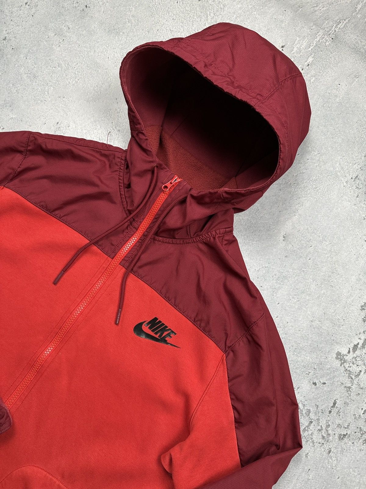 Nike Nike Vintage Zipper Hooded Fleece Jacket Swoosh Logo y2k 90s Size US L / EU 52-54 / 3 - 8 Thumbnail