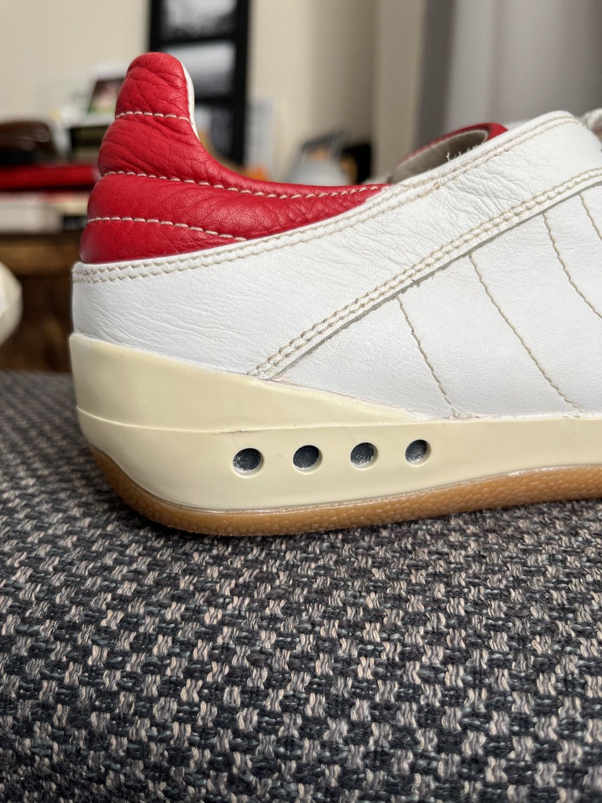 Faconnable Faconnable Made in Italy White Red Sneakers EU 40 UK 8 Size US 8 / EU 41 - 10 Thumbnail