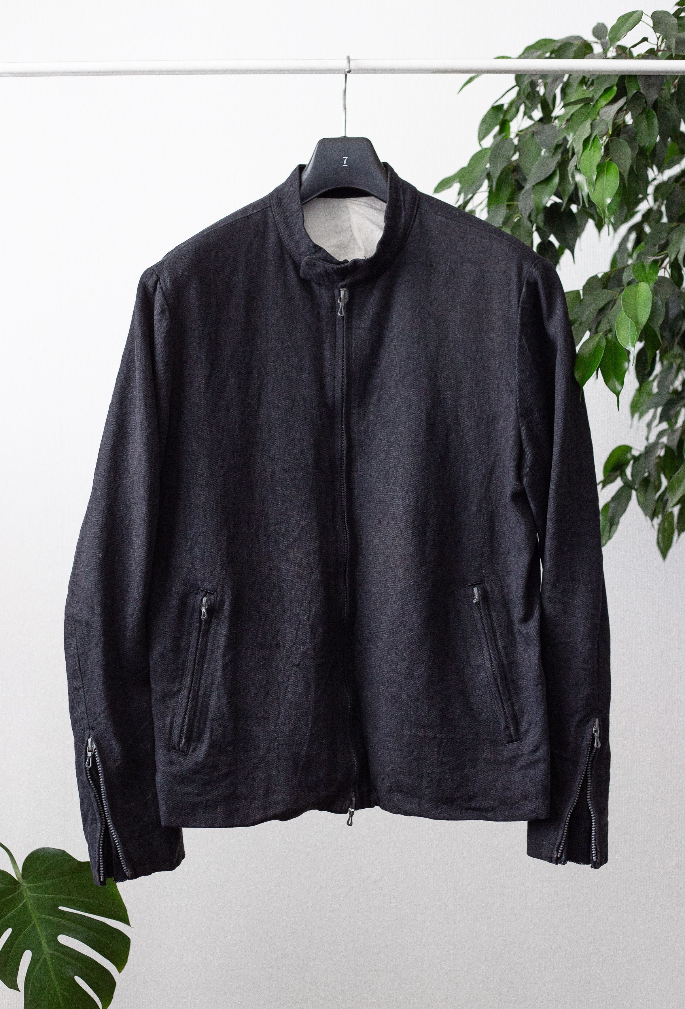 Attachment Carol Christian Poell Kazuyuki Kumagai Attachment last drop linen rider jacket