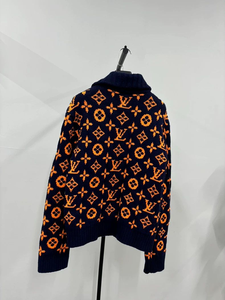 Louis Vuitton Louis Vuitton SS23 Full Logo Jacquard Logo Sweater Size US M / EU 48-50 / 2 - 2 Thumbnail