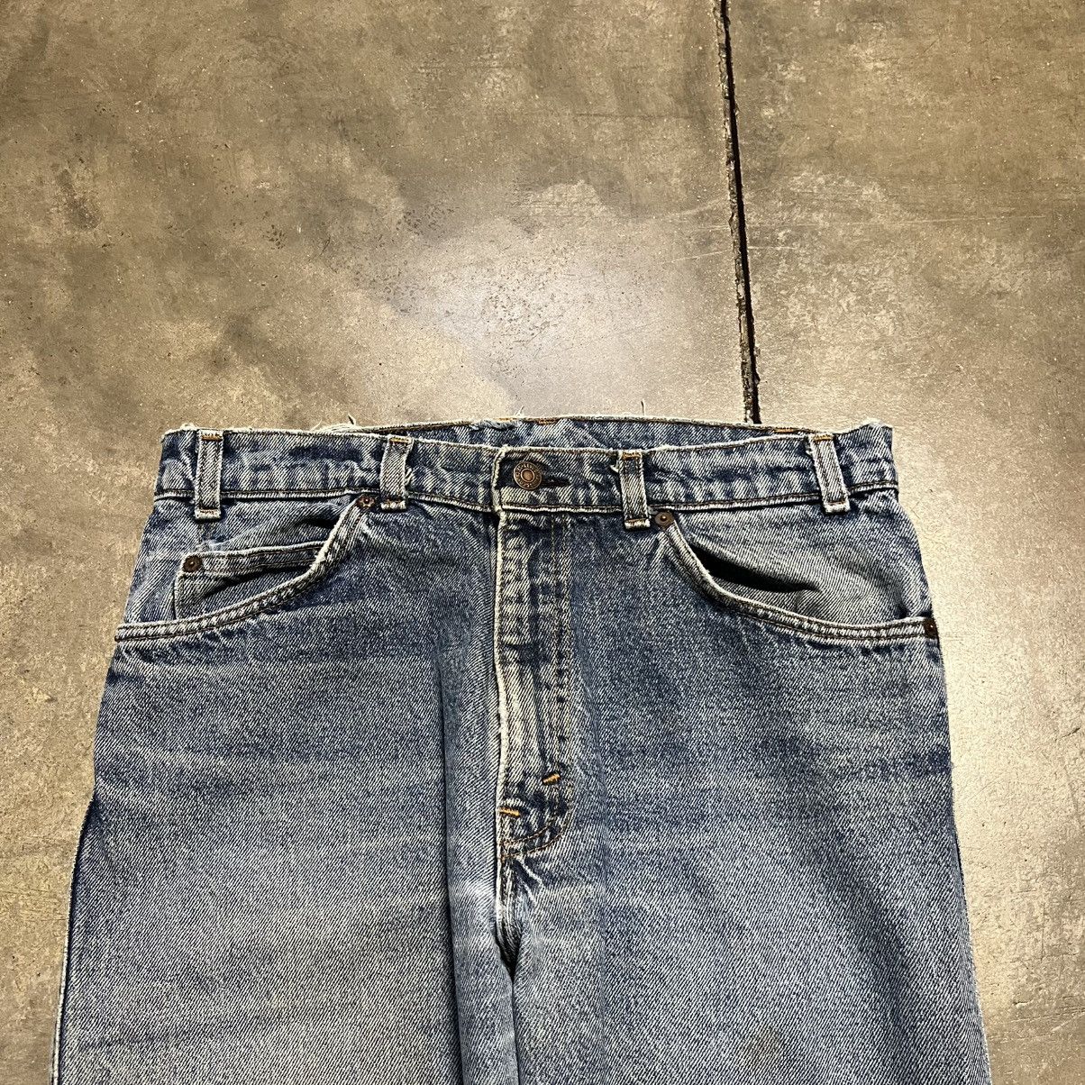 Levi's Vintage Levis Silver Tab Straight Fit Washed Denim Jeans 80s Size US 32 / EU 48 - 9 Thumbnail
