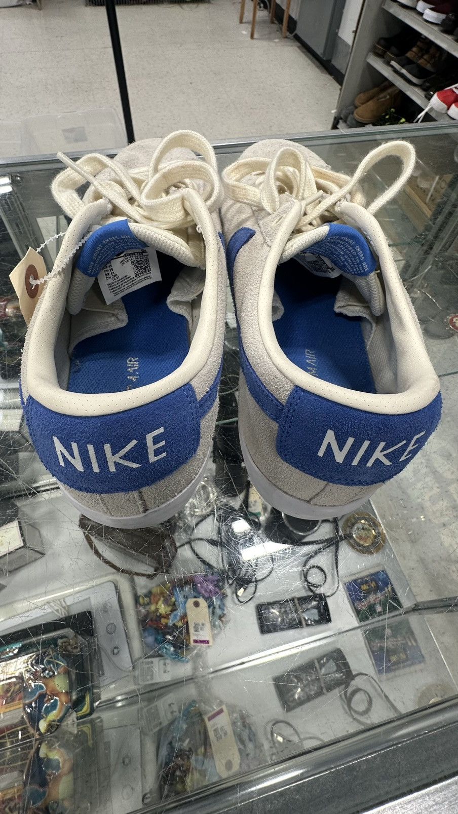 Nike Nike SB Blazer Low Pale Ivory Pacific Blue Size US 11 / EU 44 - 4 Thumbnail
