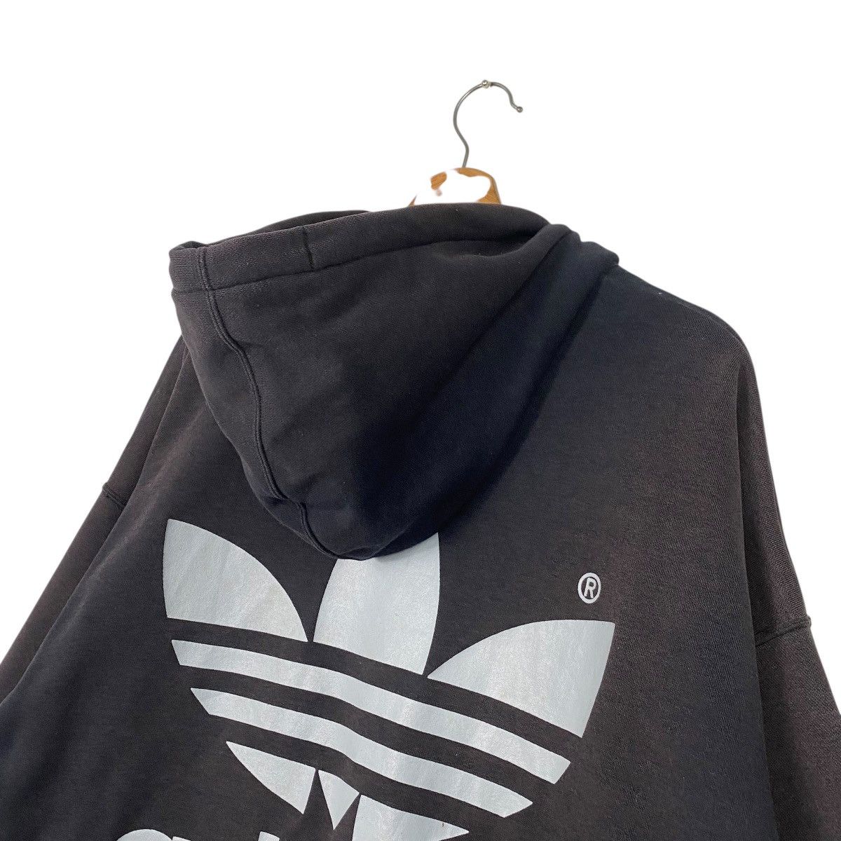 Adidas × Descente × Vintage Vintage 80s adidas big logo hoodie Size US L / EU 52-54 / 3 - 9 Thumbnail