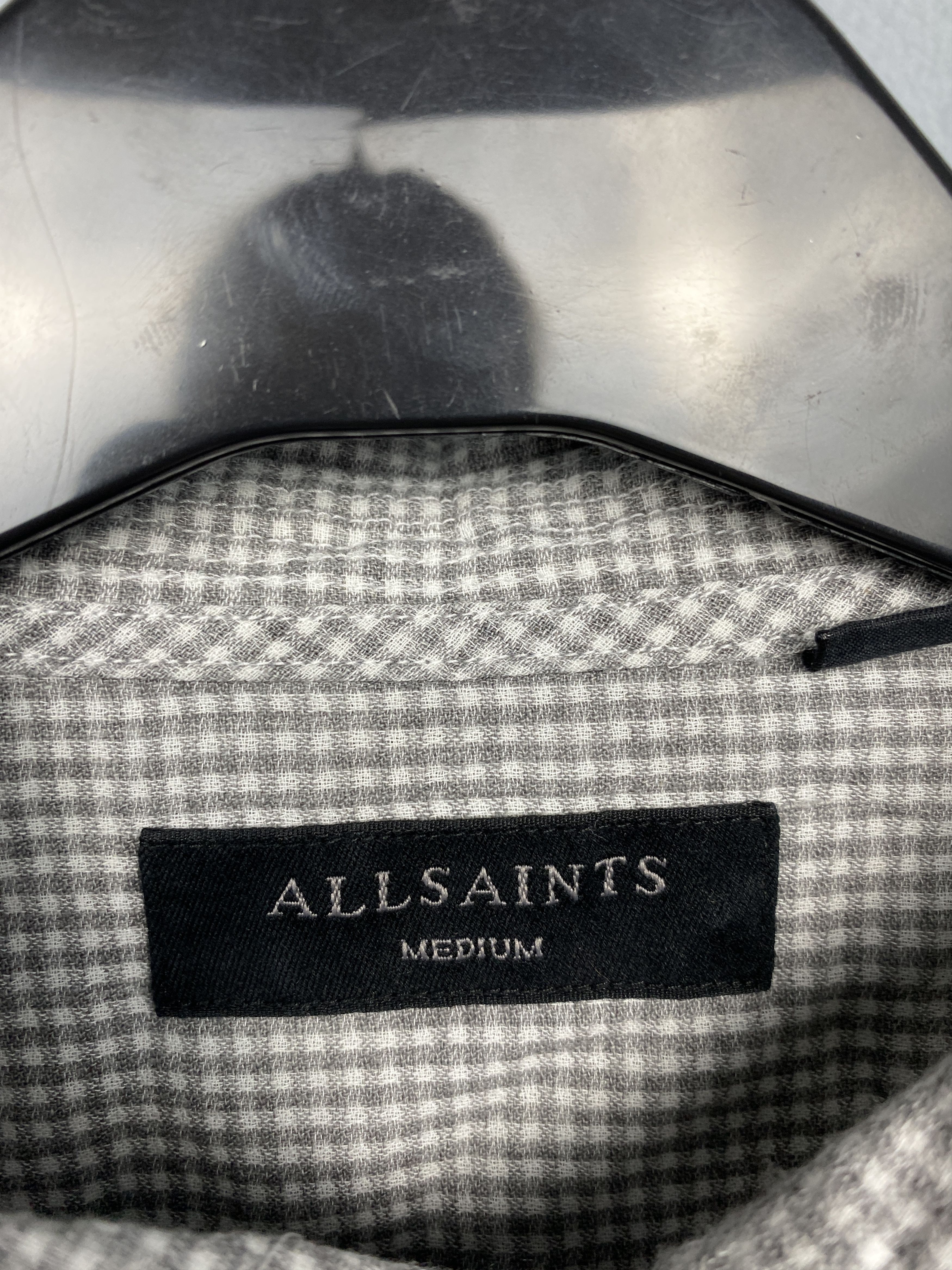 Allsaints Allsaints Mens Woodrow Long Sleeve Check Shirt Size US M / EU 48-50 / 2 - 4 Thumbnail