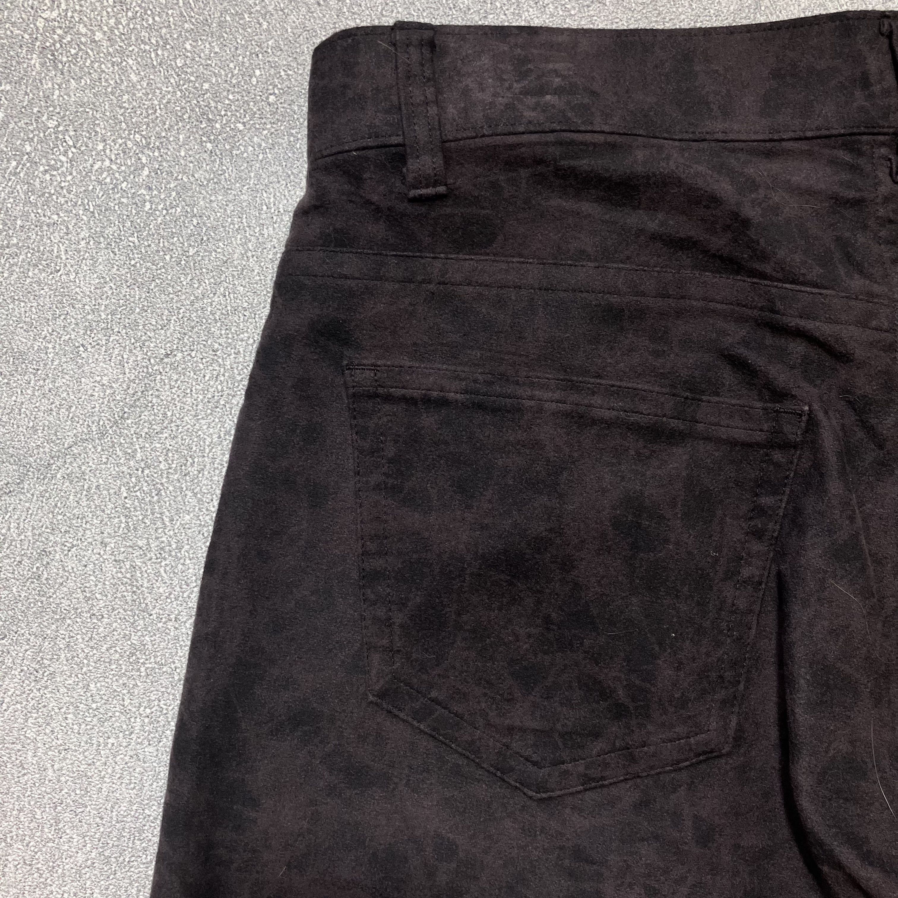 If Six Was Nine Parashuto cracking effect leather look a like pants Size US 31 - 8 Thumbnail